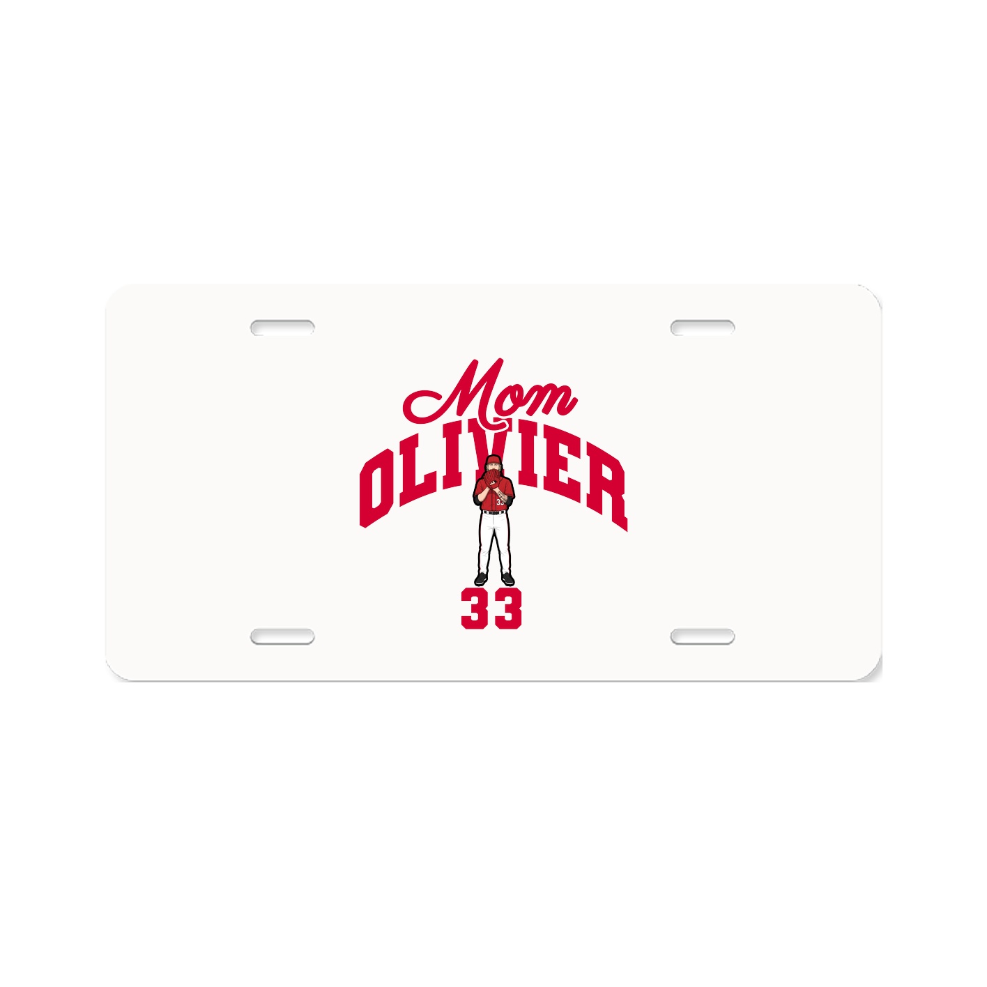 License Plate — Mothers Day Arch in Classic