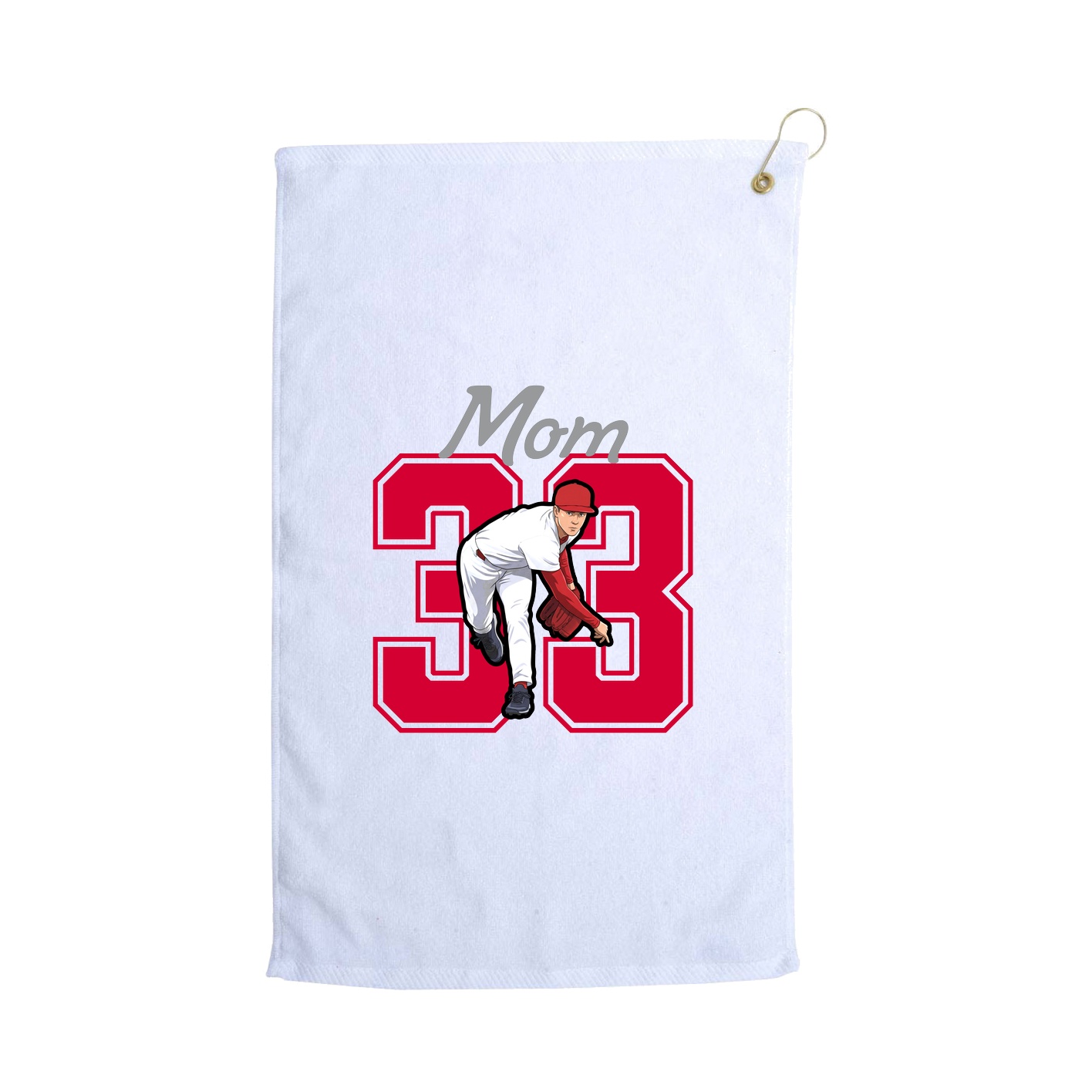 Golf Towel — Mothers Day Shirsey in White