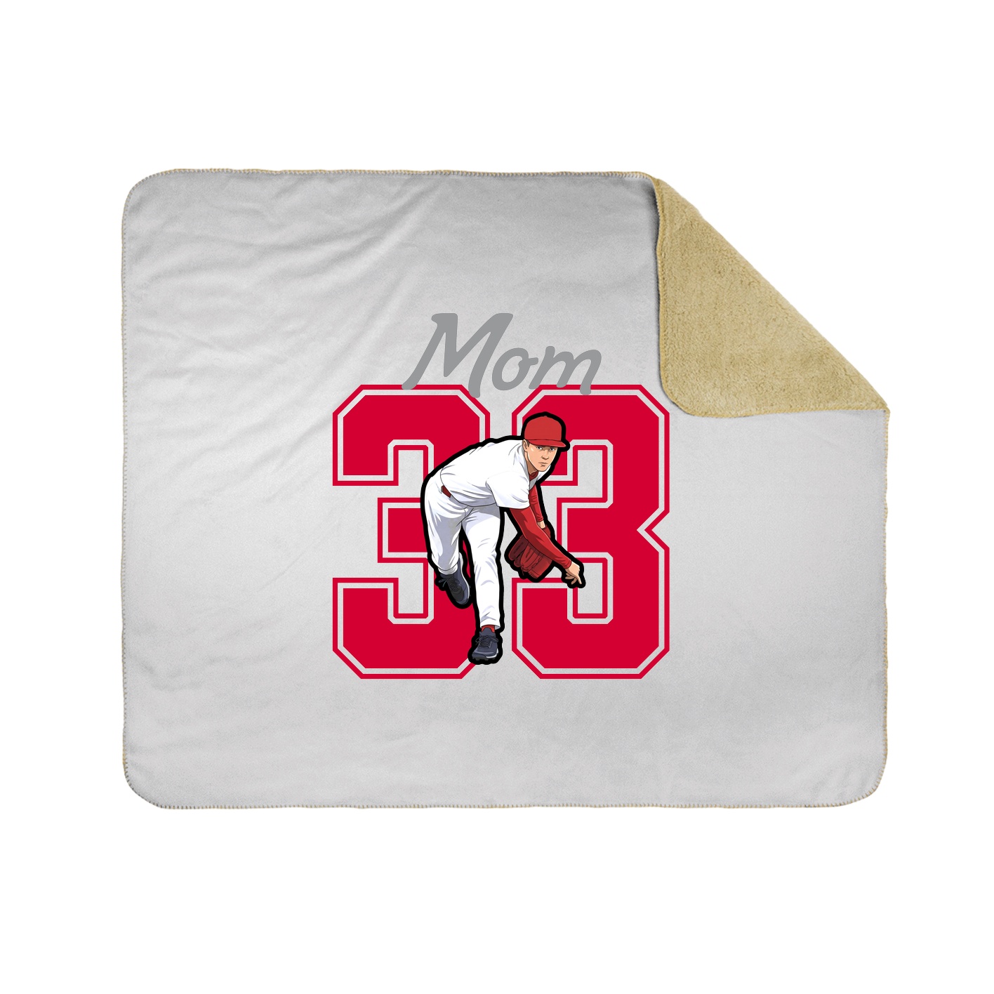 Throw Blanket — Mothers Day Shirsey in White