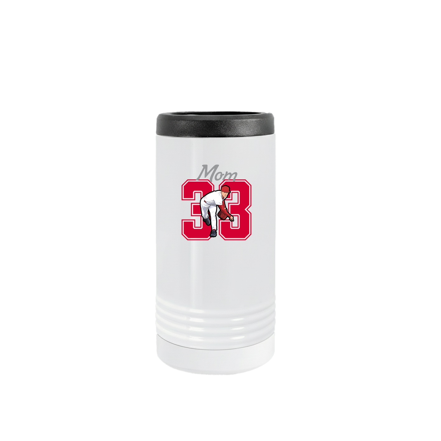 Slim Beverage Holder — Mothers Day Shirsey in White
