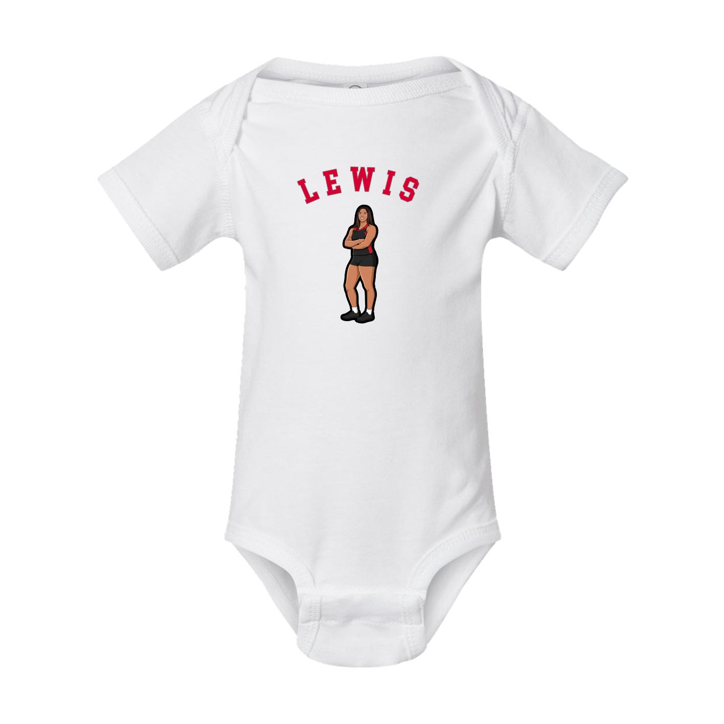 Baby Onesie — Shirsey Arch in White