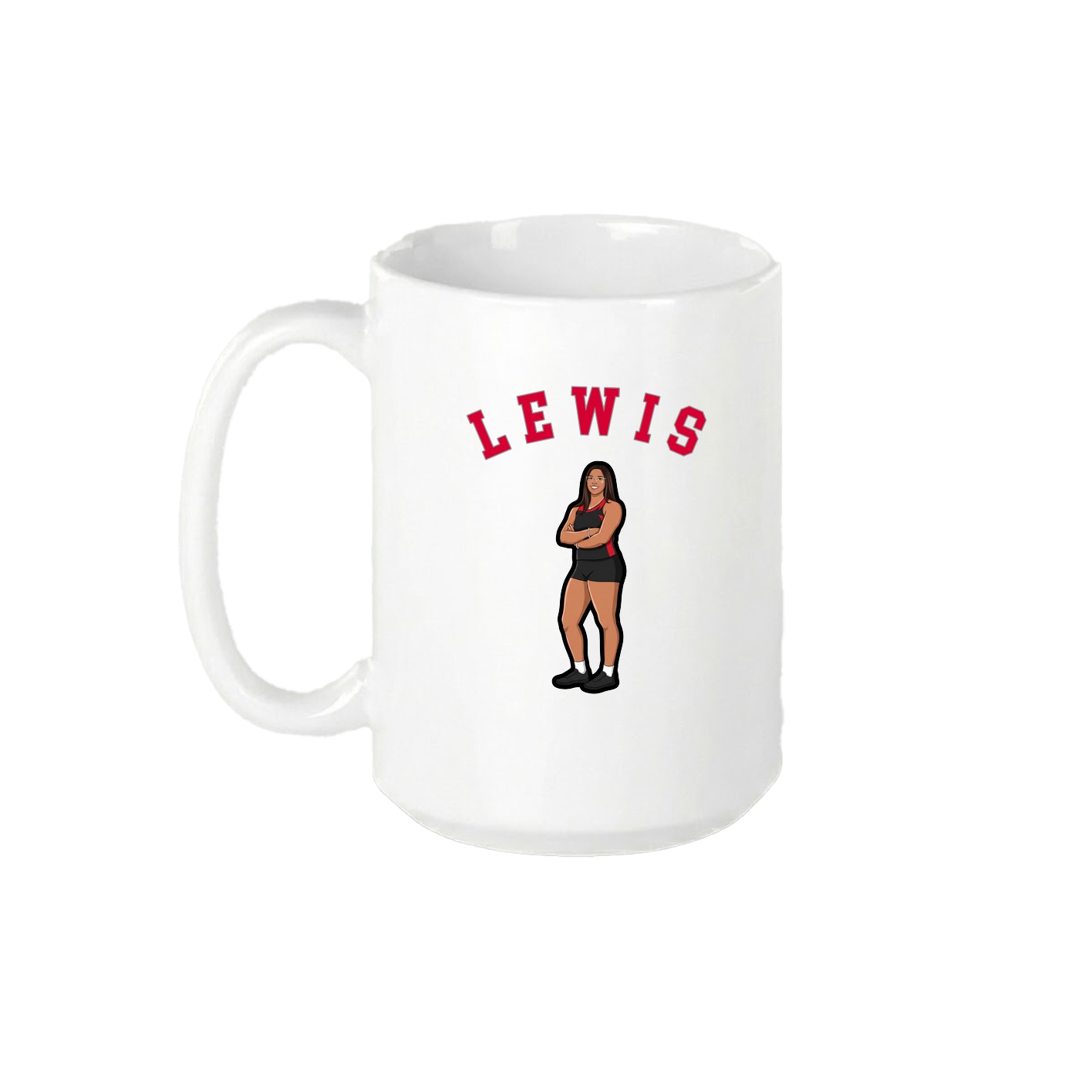 15oz Coffee Mug — Shirsey Arch in White