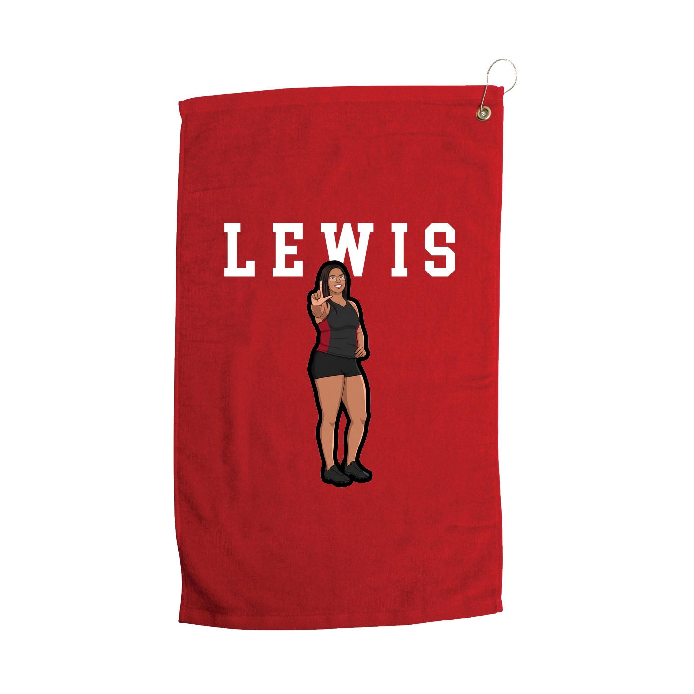 Golf Towel — Shirsey in Red
