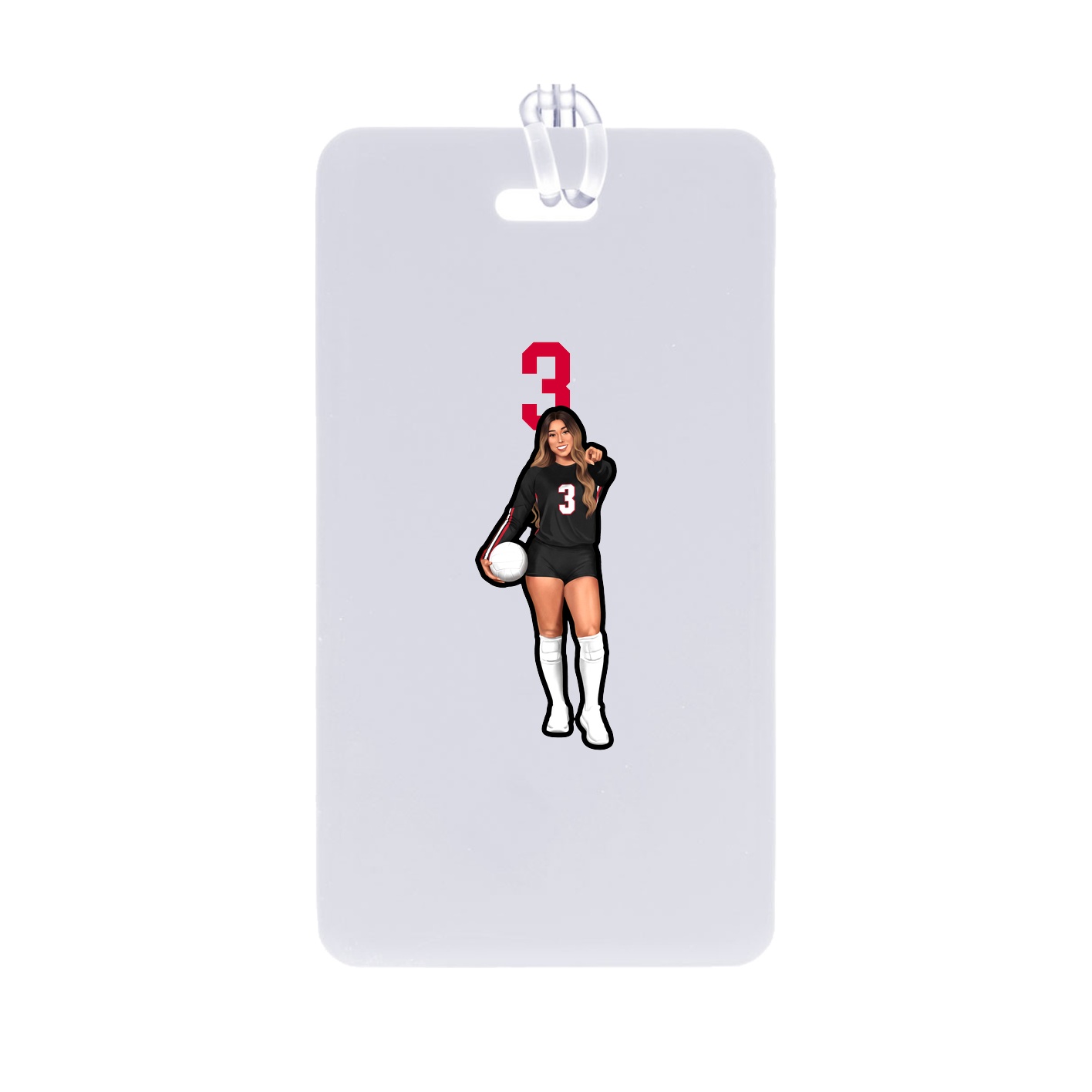 Bag Tag — Number Top in Classic