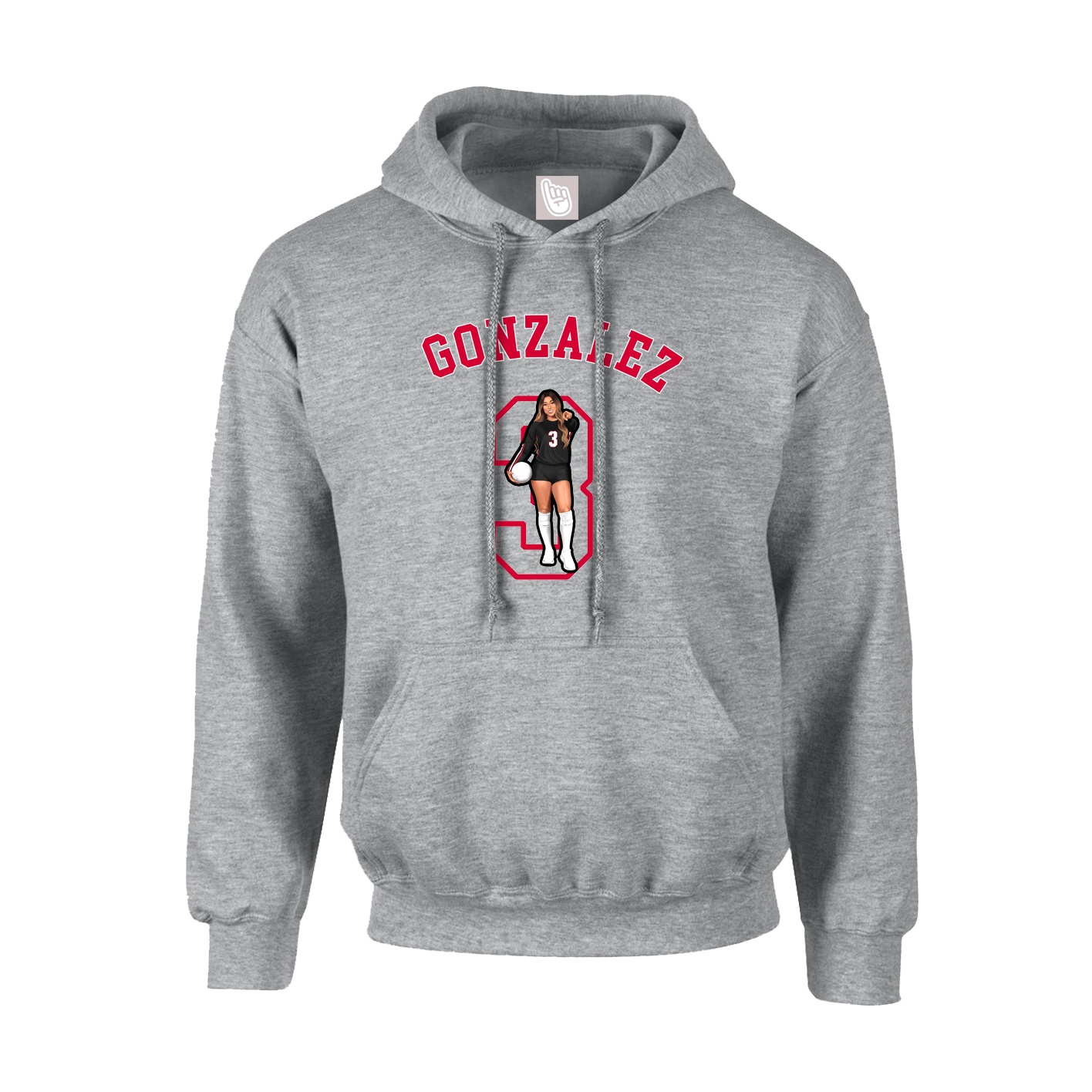 Hoodie — Shirsey Arch in Grey