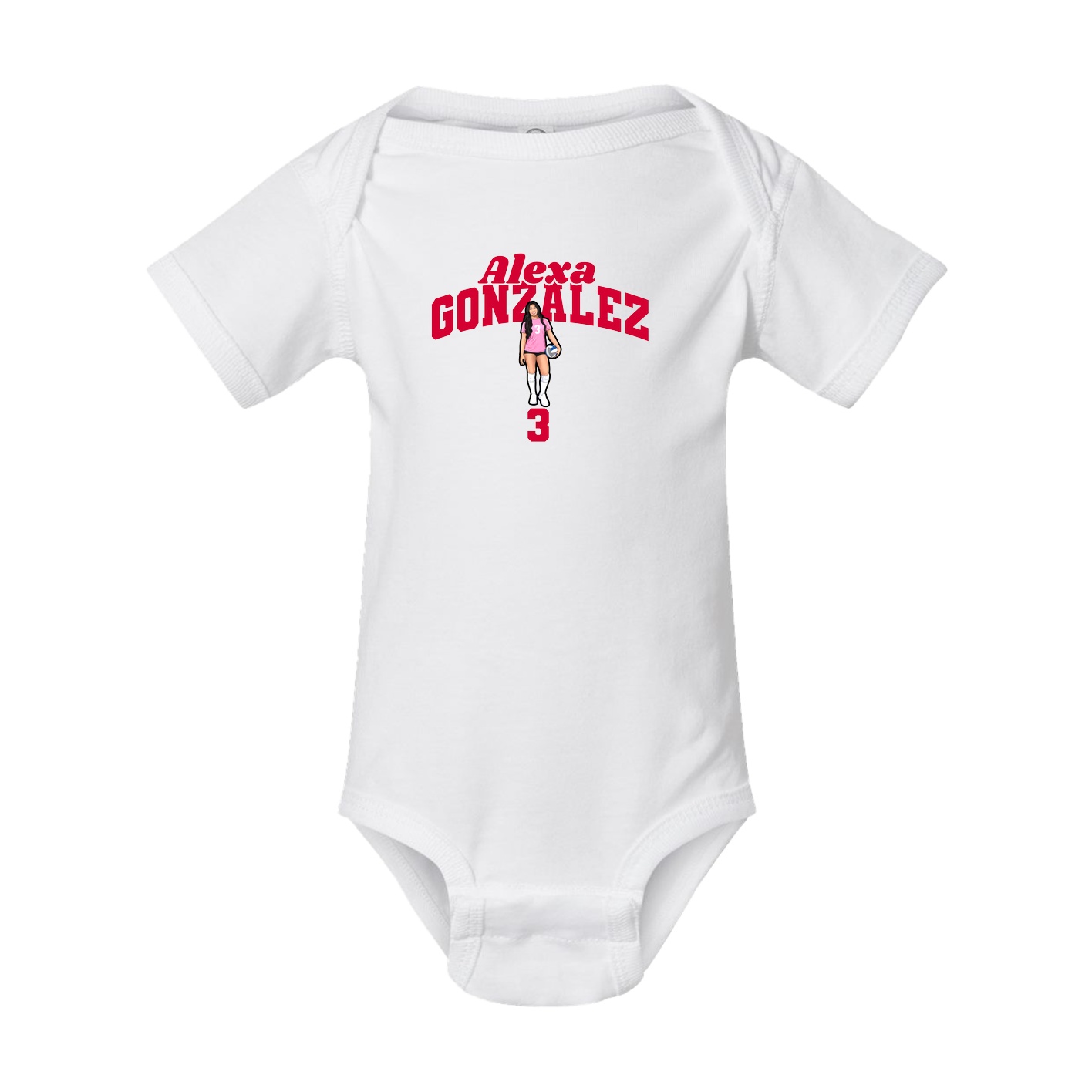 Baby Onesie — Signature Arch in White