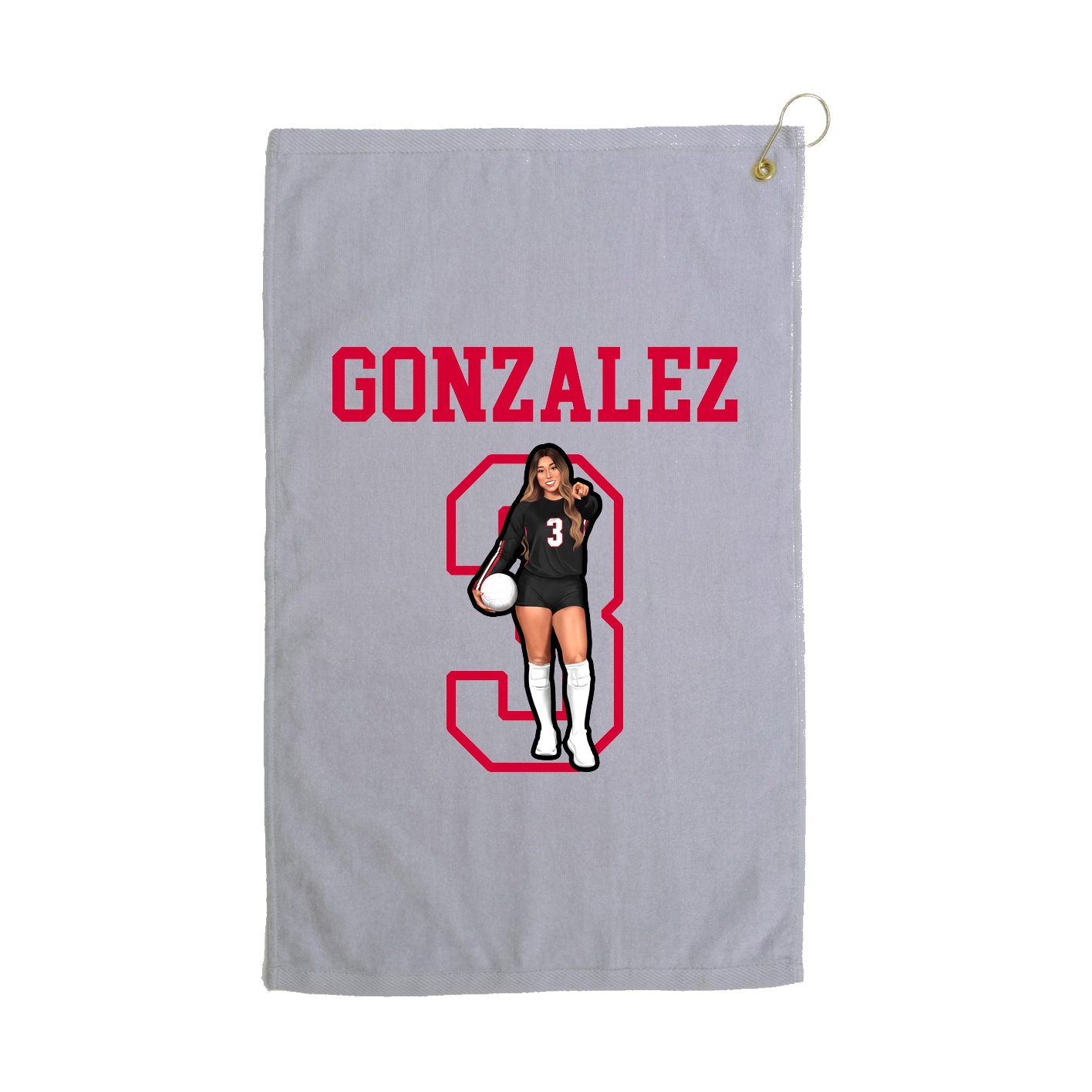 Golf Towel — Shirsey in Grey