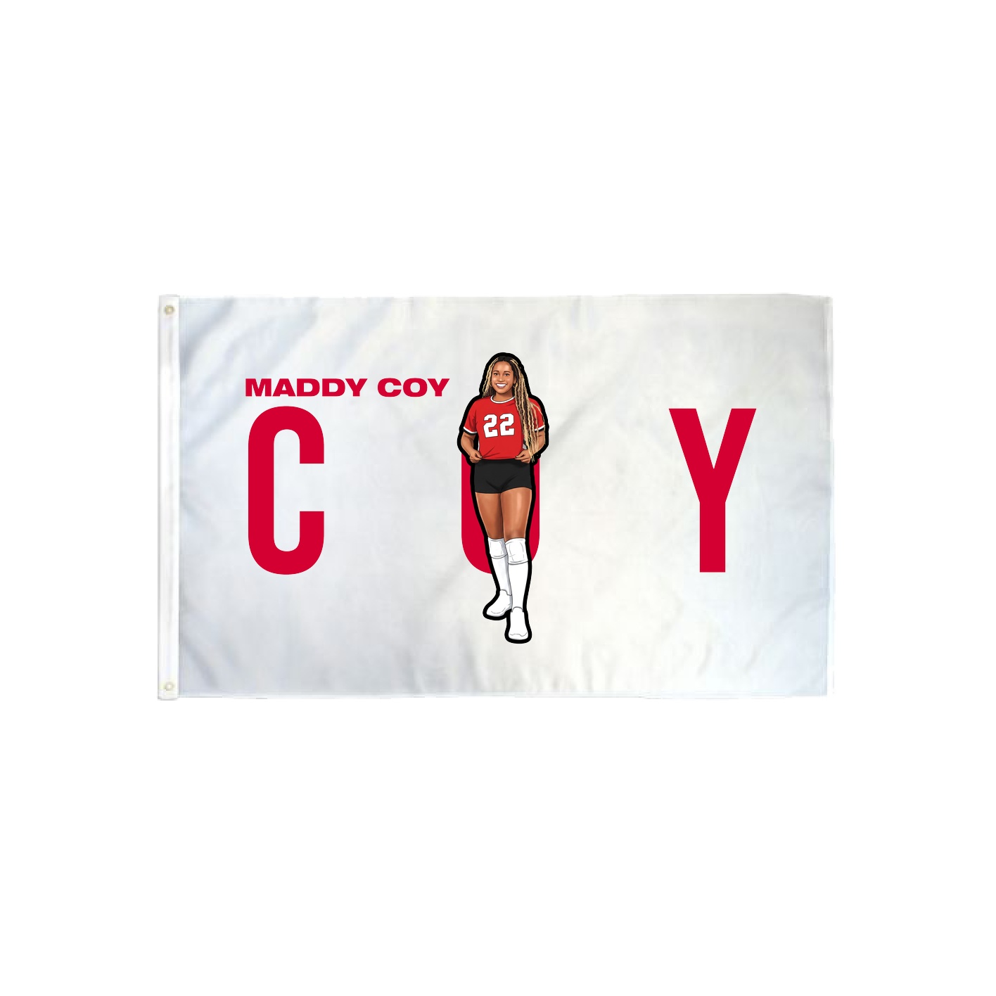 3x5 Flag — Player Name in Classic