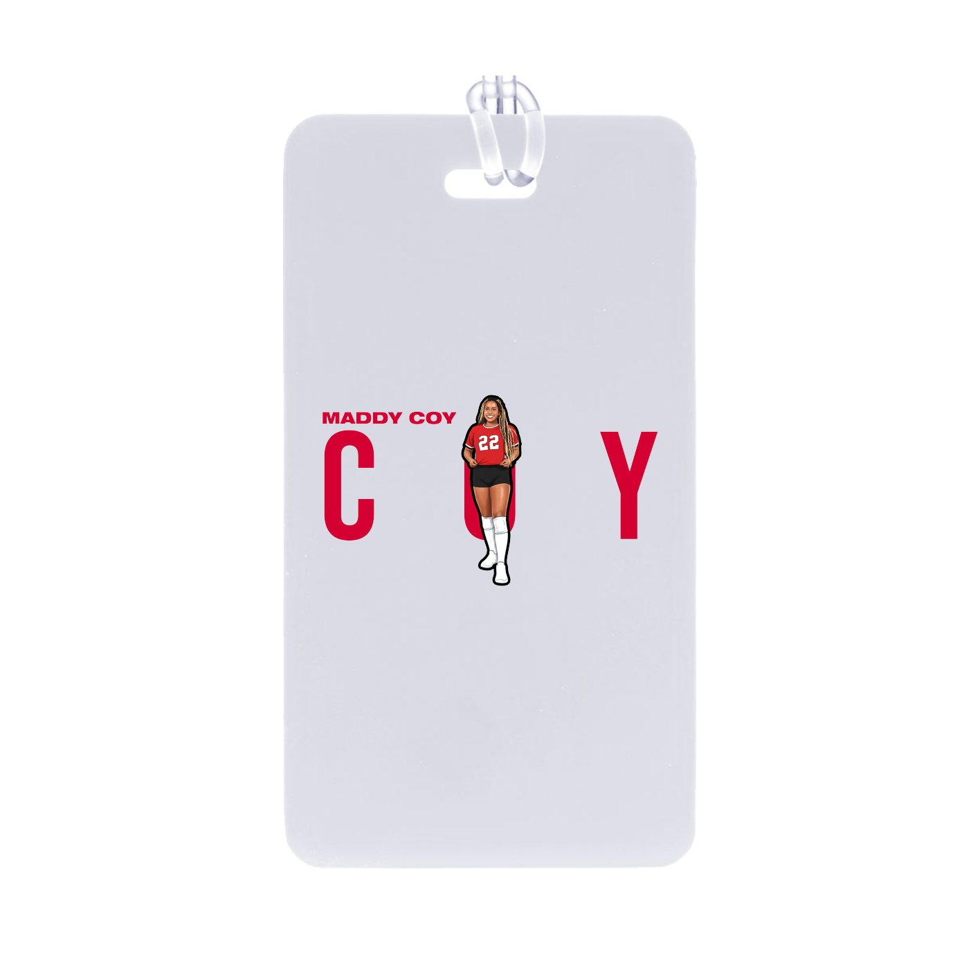 Bag Tag — Player Name in Classic