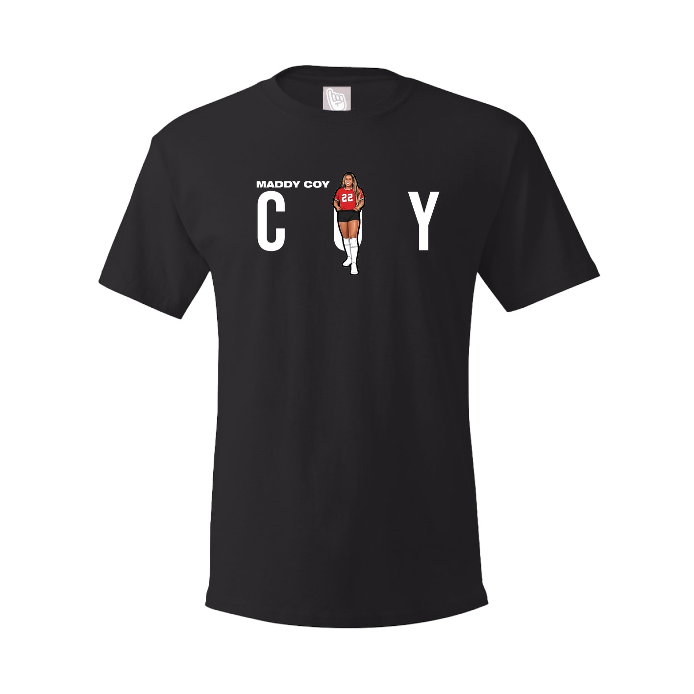 Youth Tee — Player Name in Black