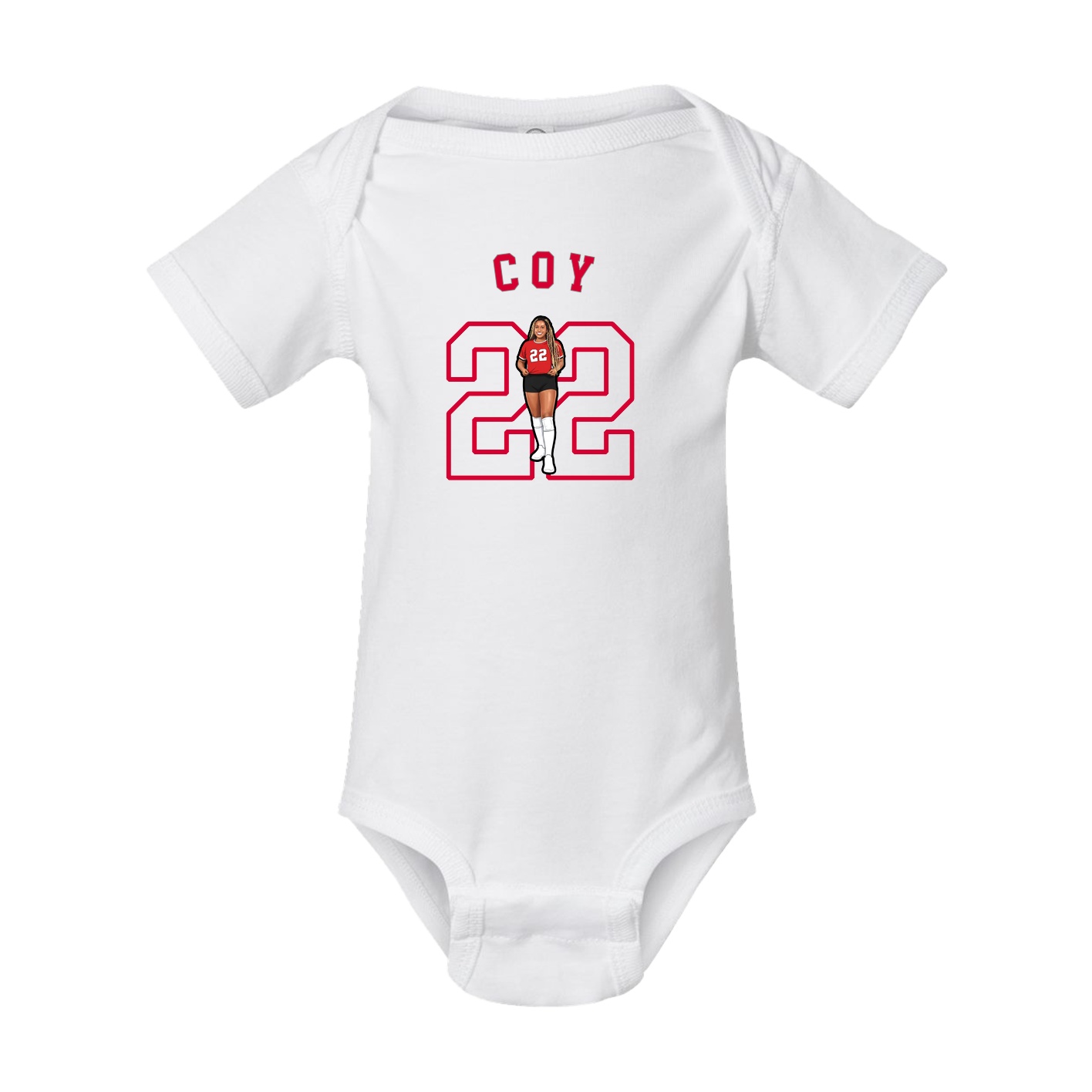 Baby Onesie — Shirsey Arch in White