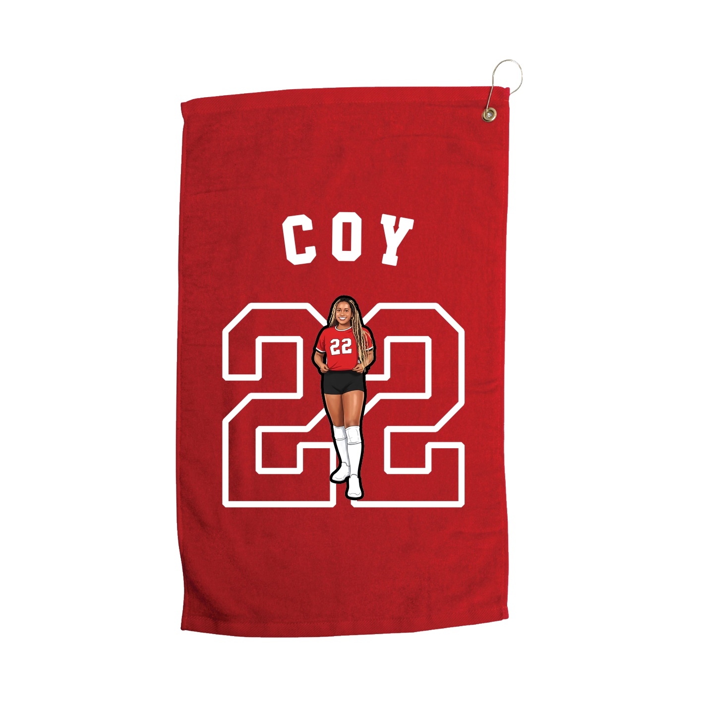 Golf Towel — Shirsey Arch in Red