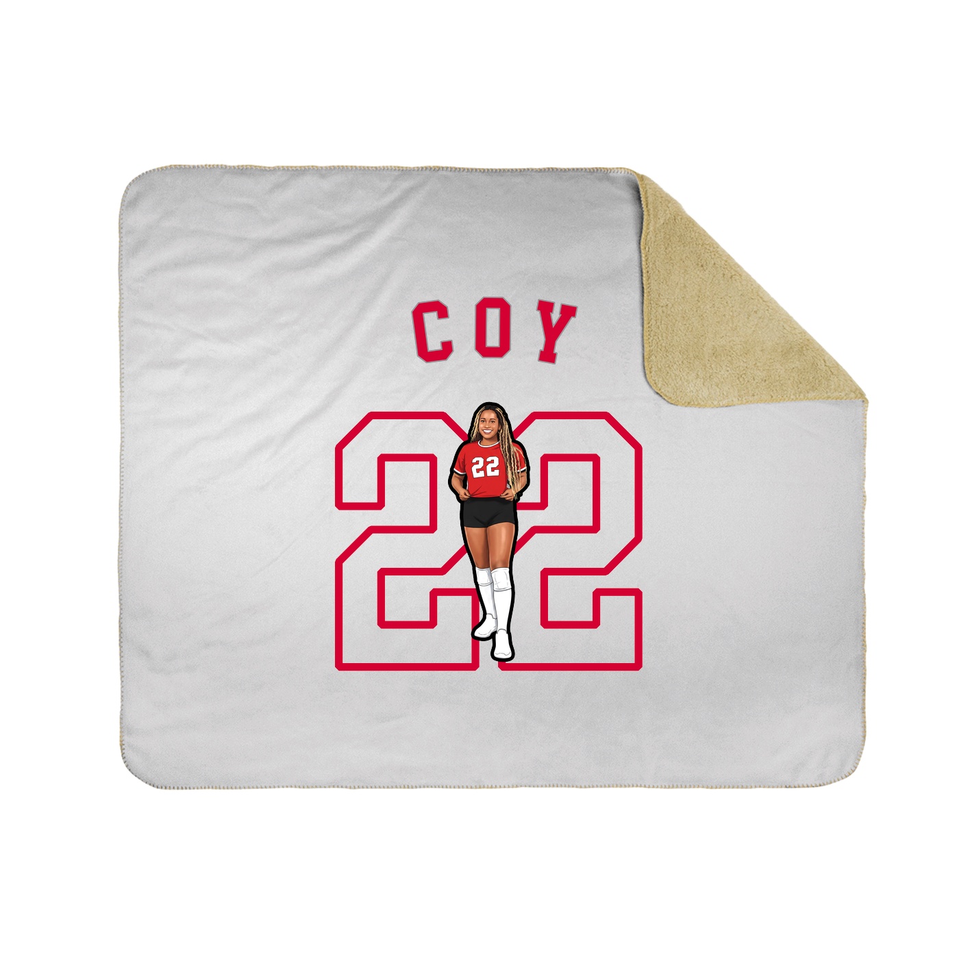 Throw Blanket — Shirsey Arch in White