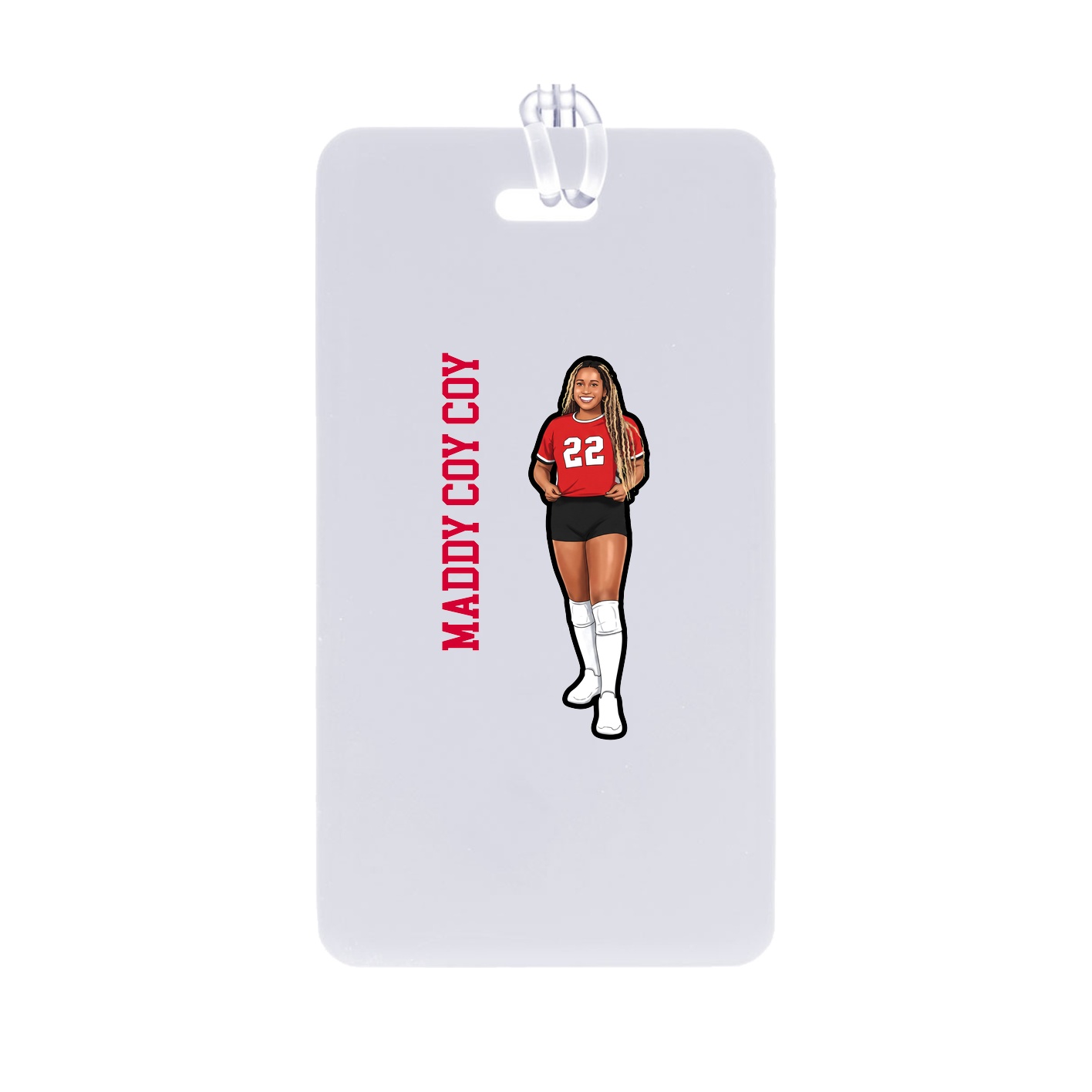 Bag Tag — Name Vertical in Classic