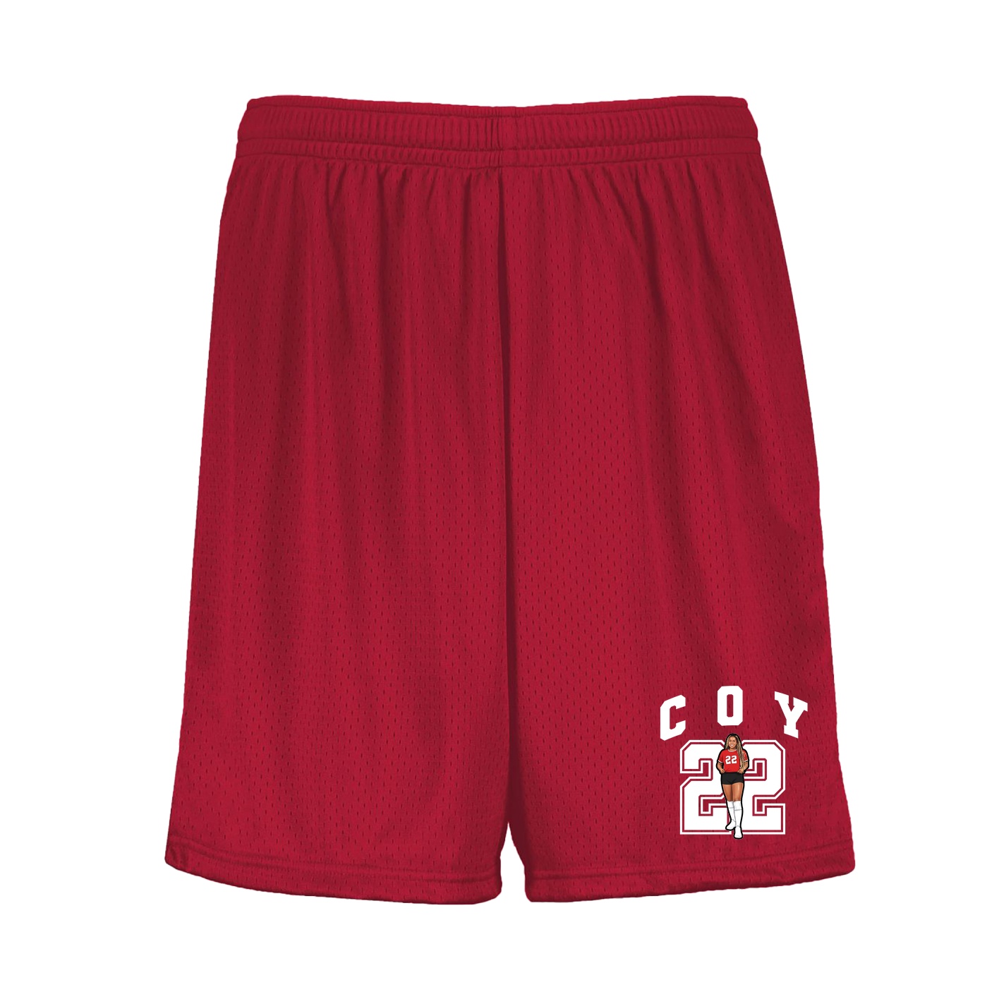 Shorts — Number in Red