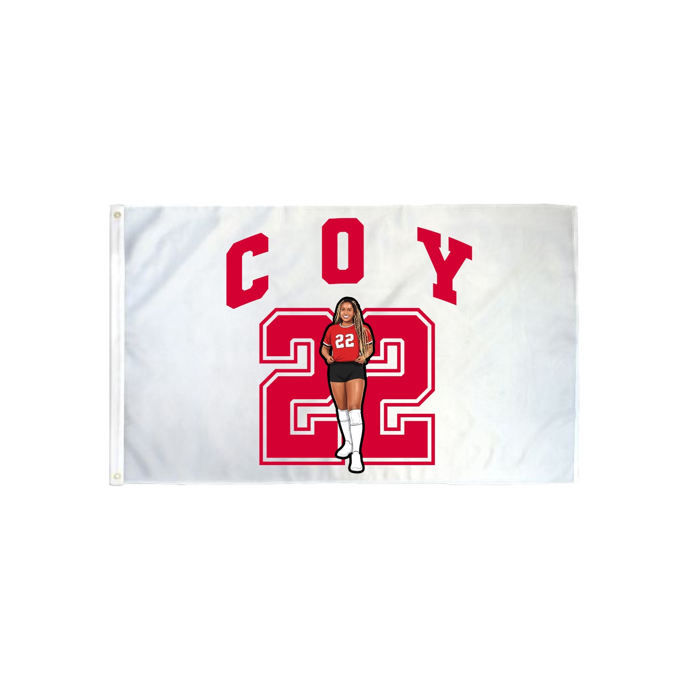 3x5 Flag — Number in Classic