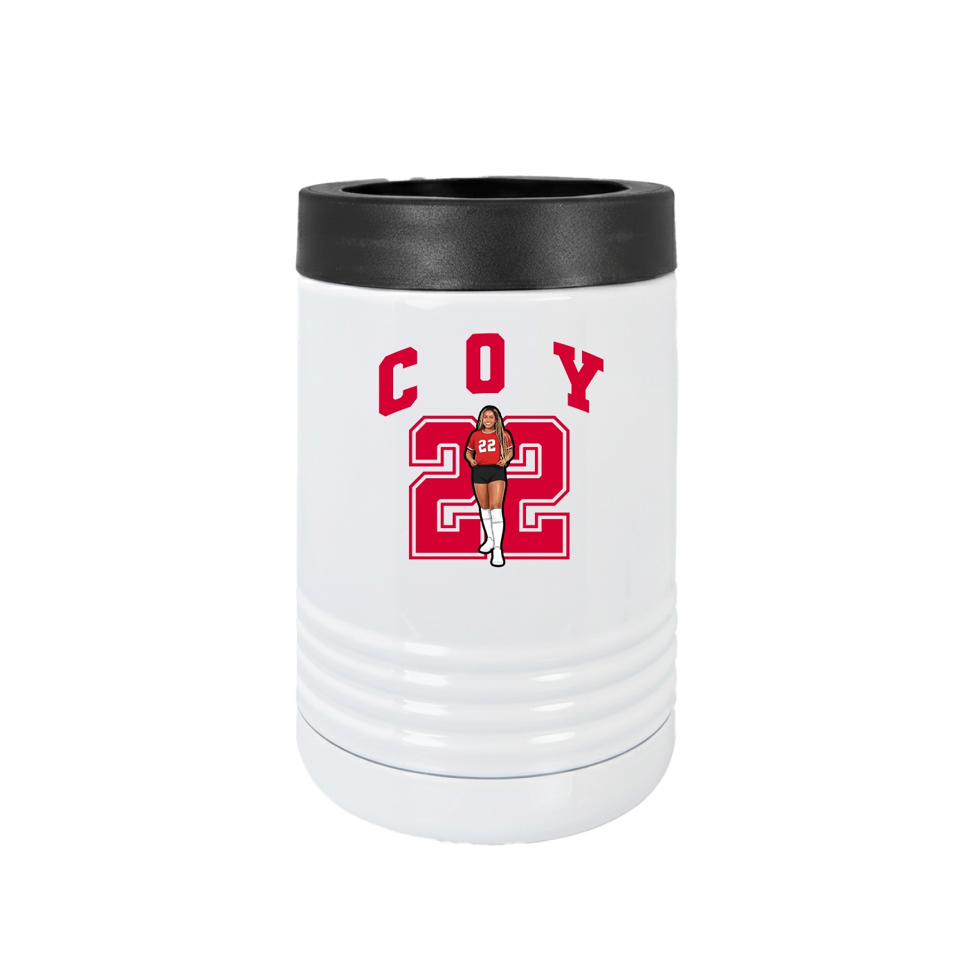 Beverage Holder — Number in White