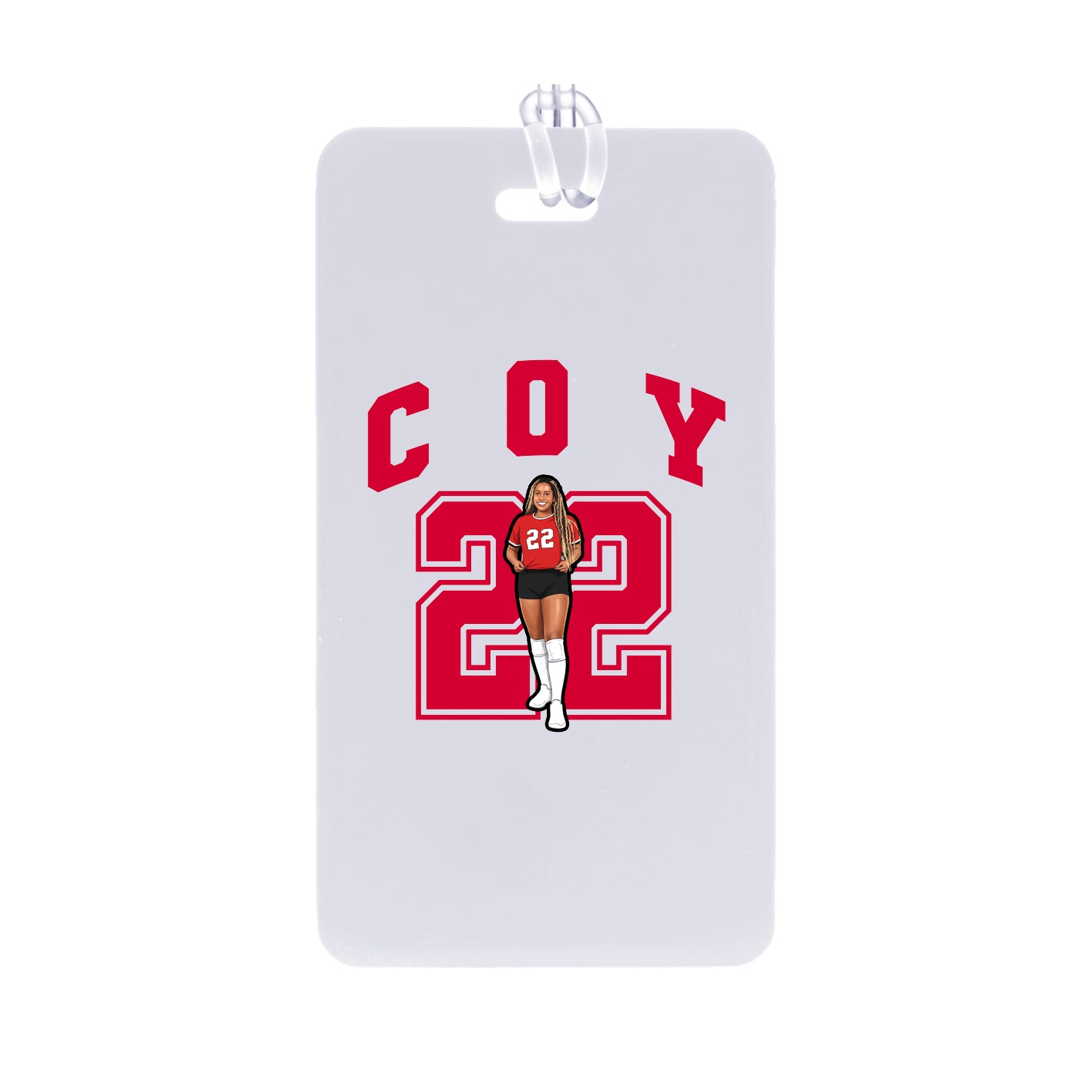 Bag Tag — Number in Classic