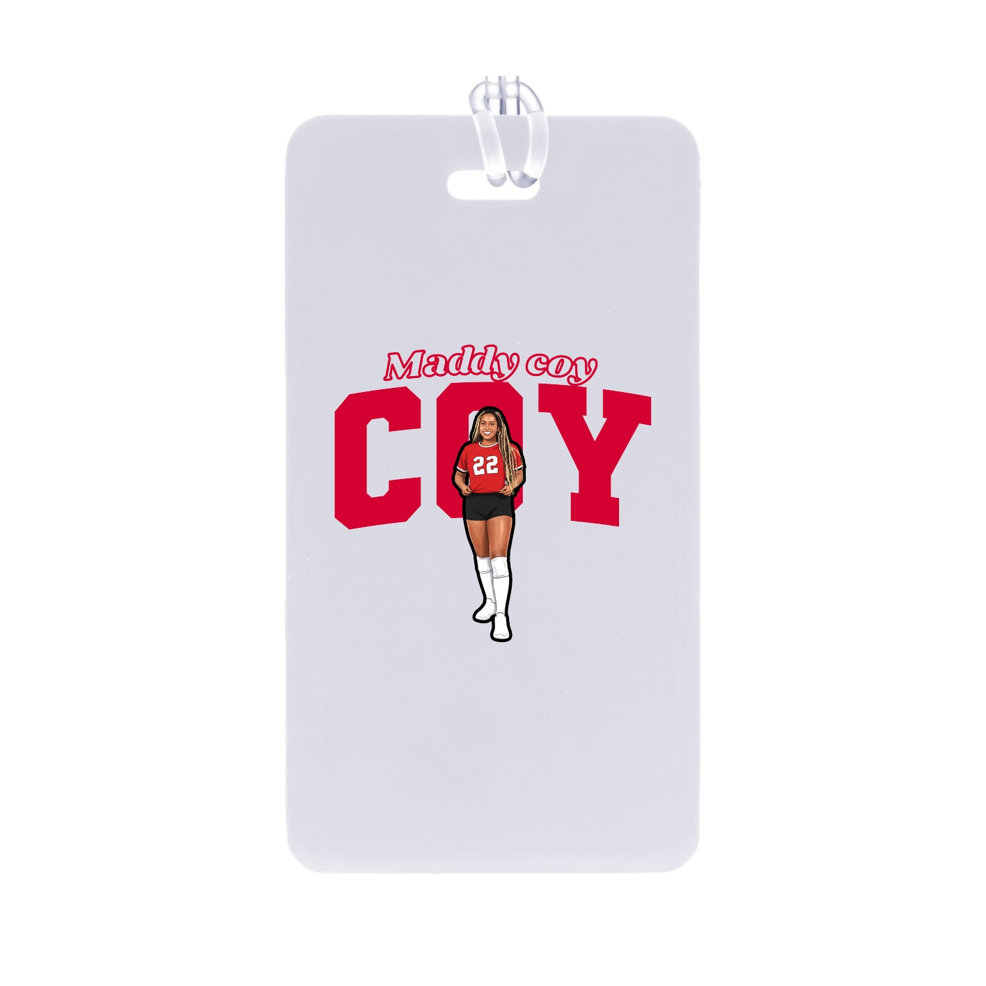 Bag Tag — Name Arch in Classic