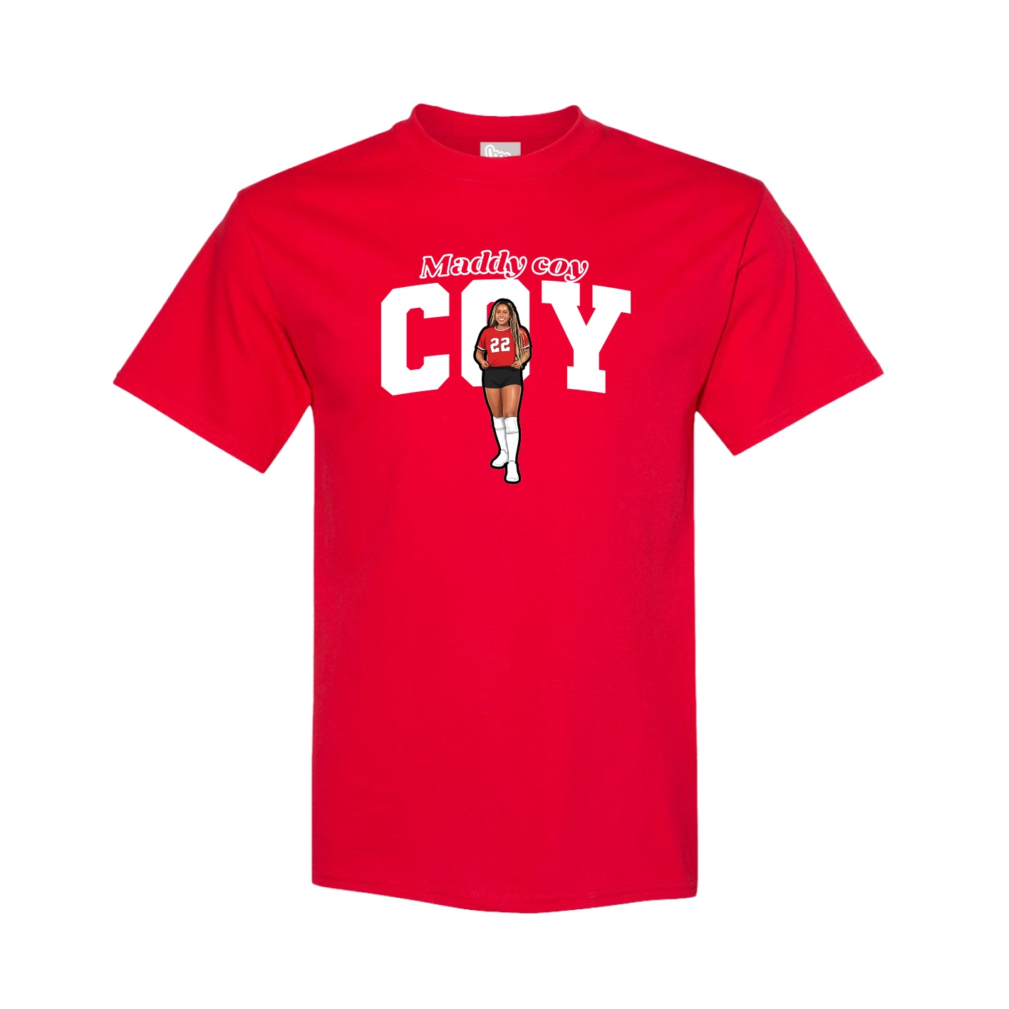 Tee — Name Arch in Red