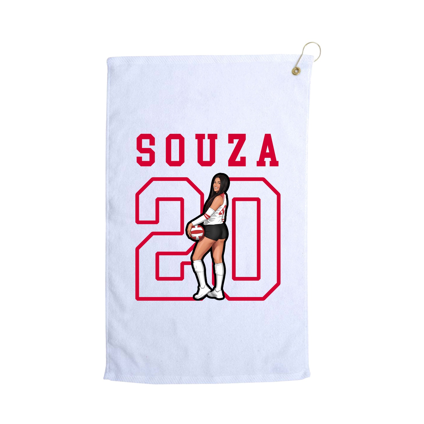 Golf Towel — Shirsey in White