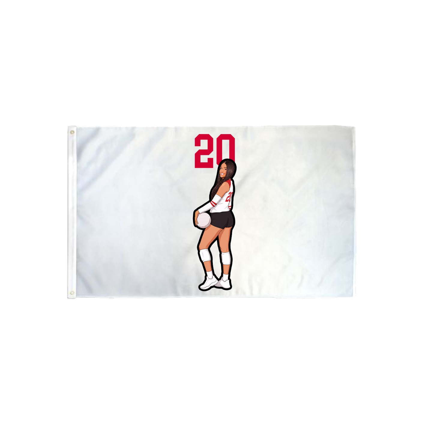 3x5 Flag — Number Top in Classic