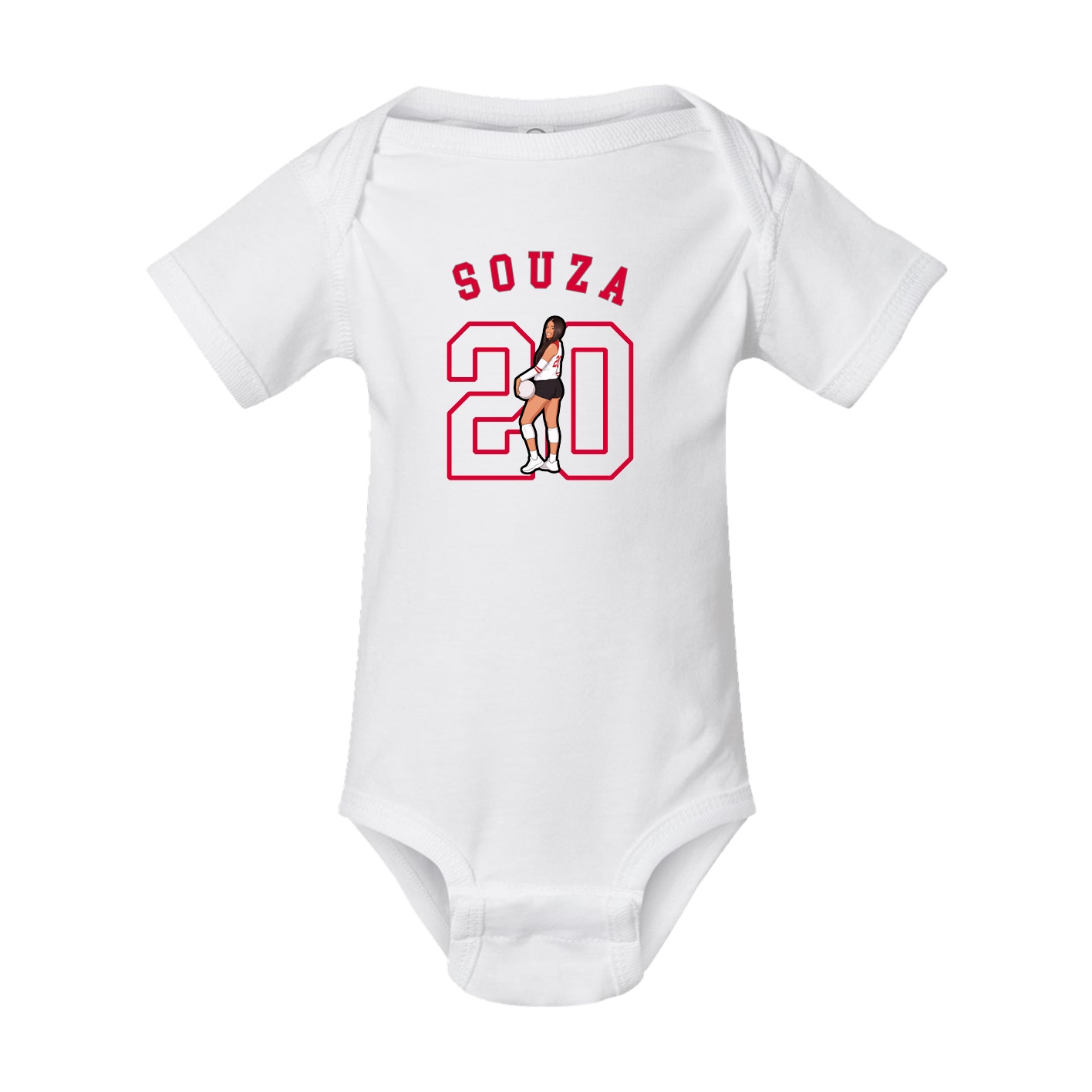 Baby Onesie — Shirsey Arch in White