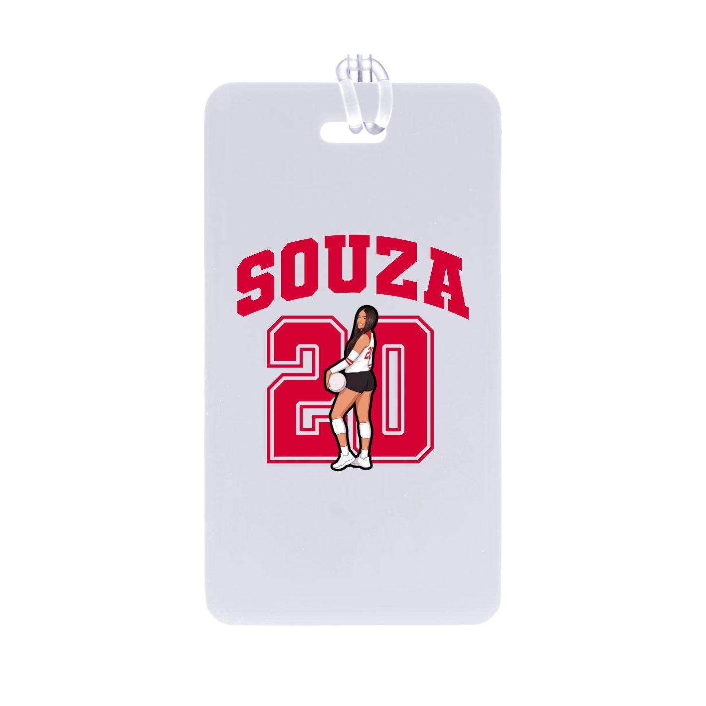 Bag Tag — Number in Classic