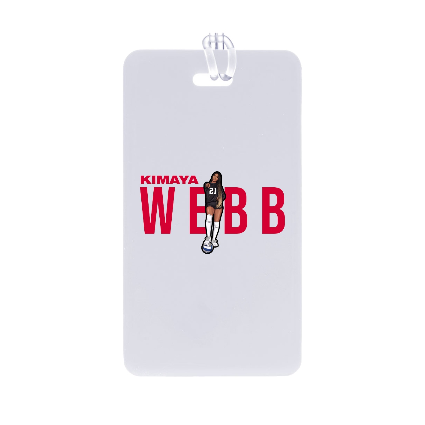 Bag Tag — Player Name in Classic