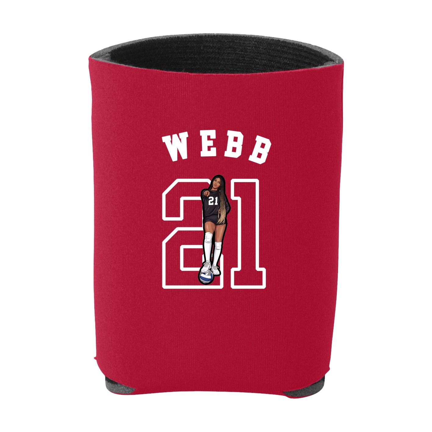 Can Holder — Shirsey Arch in Red