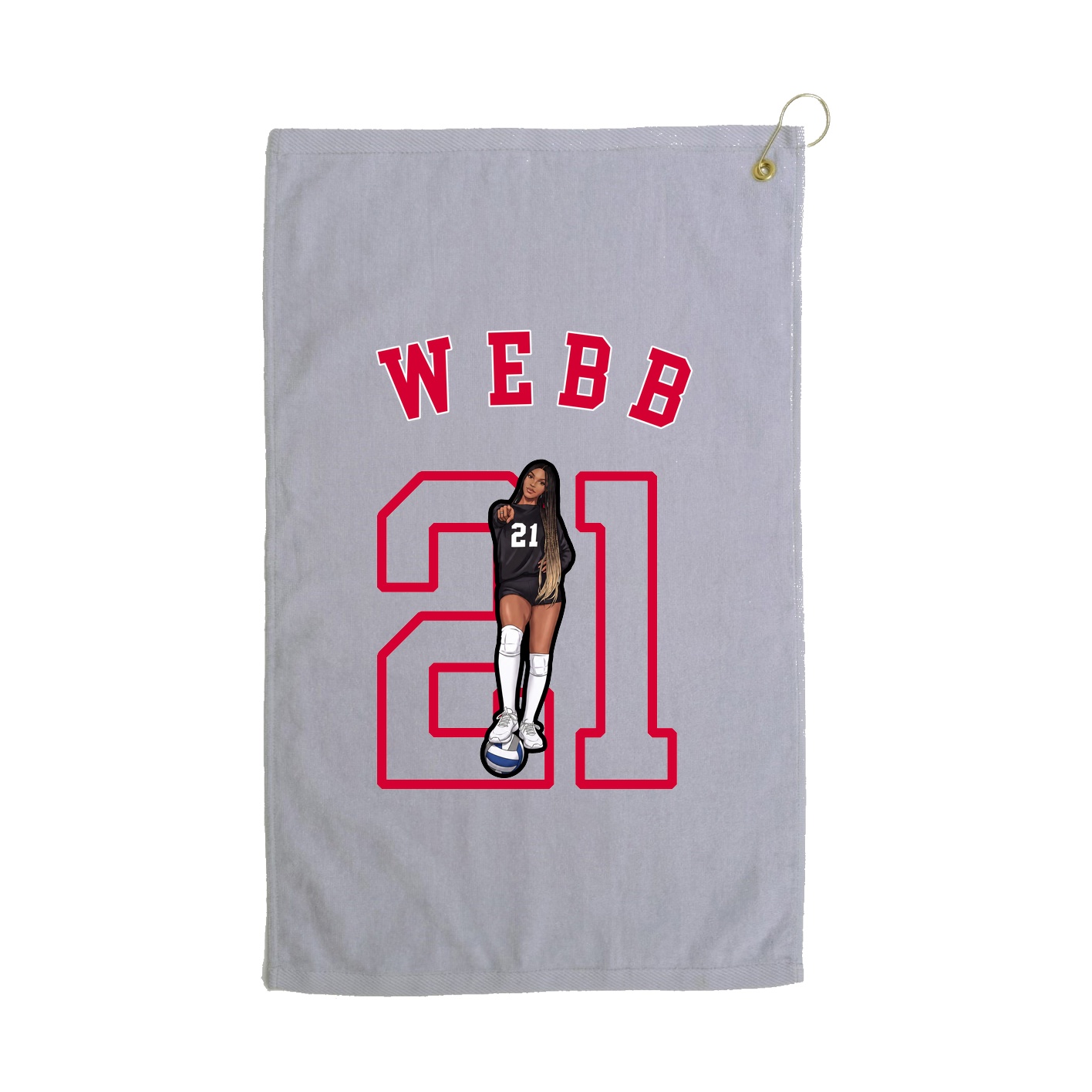 Golf Towel — Shirsey Arch in Grey