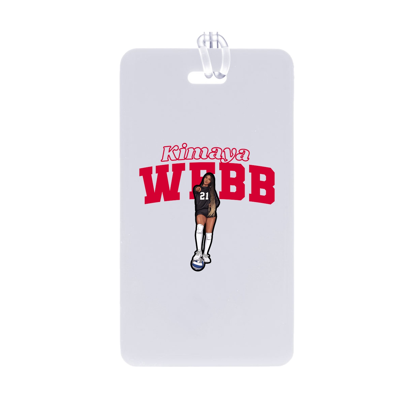 Bag Tag — Name Arch in Classic