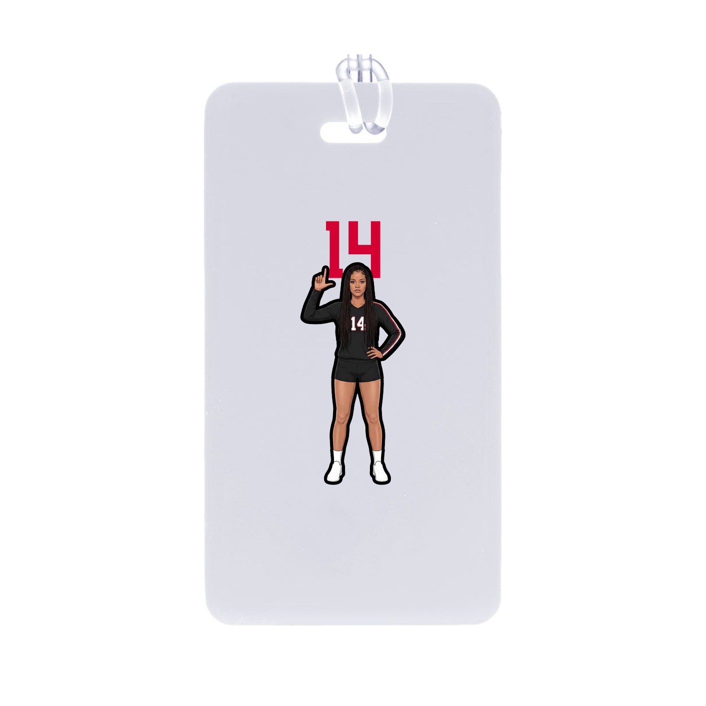 Bag Tag — Number Top in Classic