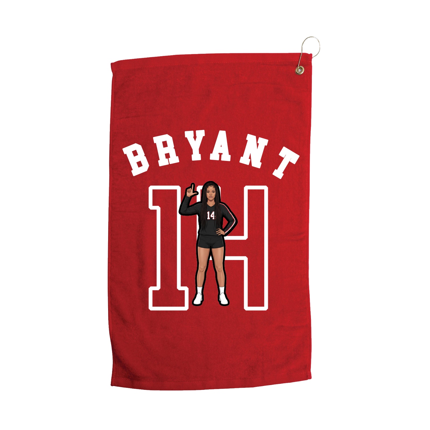 Golf Towel — Shirsey Arch in Red
