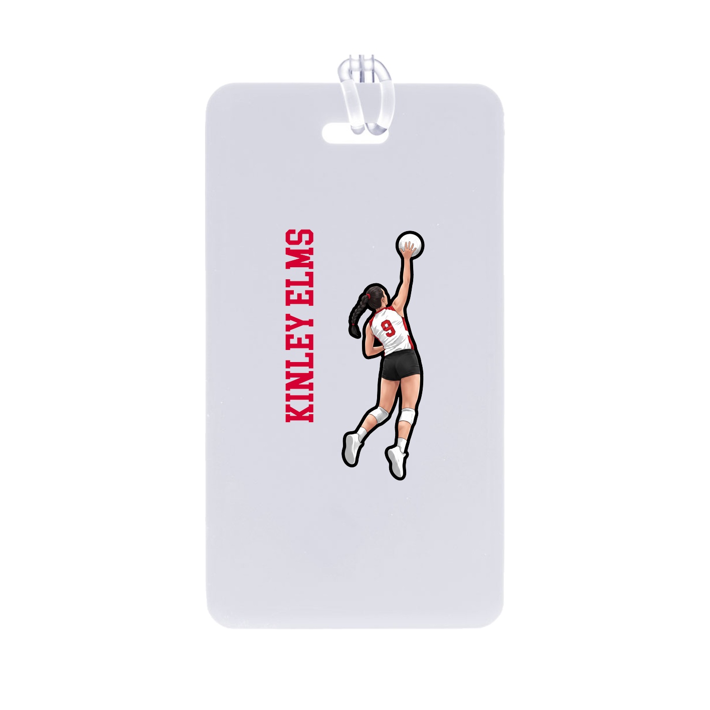 Bag Tag — Name Vertical in Classic