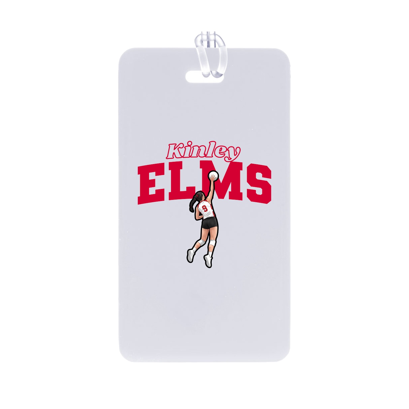 Bag Tag — Name Arch in Classic