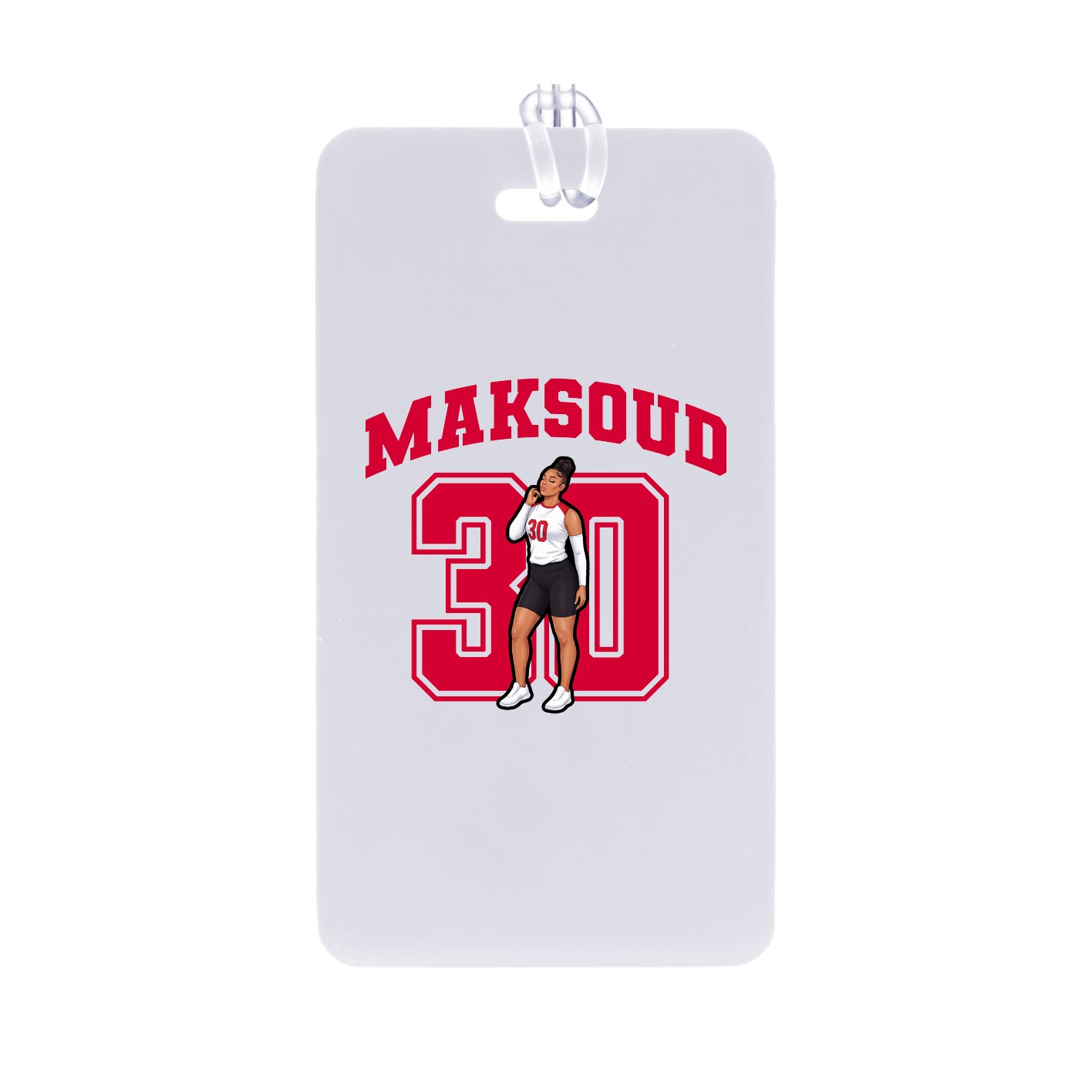 Bag Tag — Number in Classic