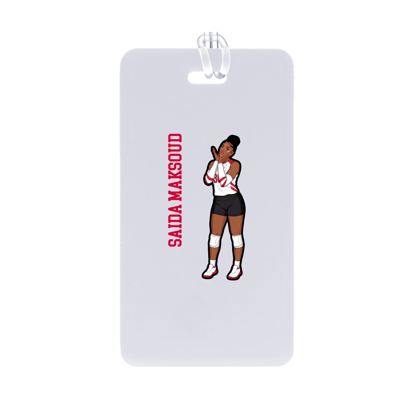 Bag Tag — Name Vertical in Classic