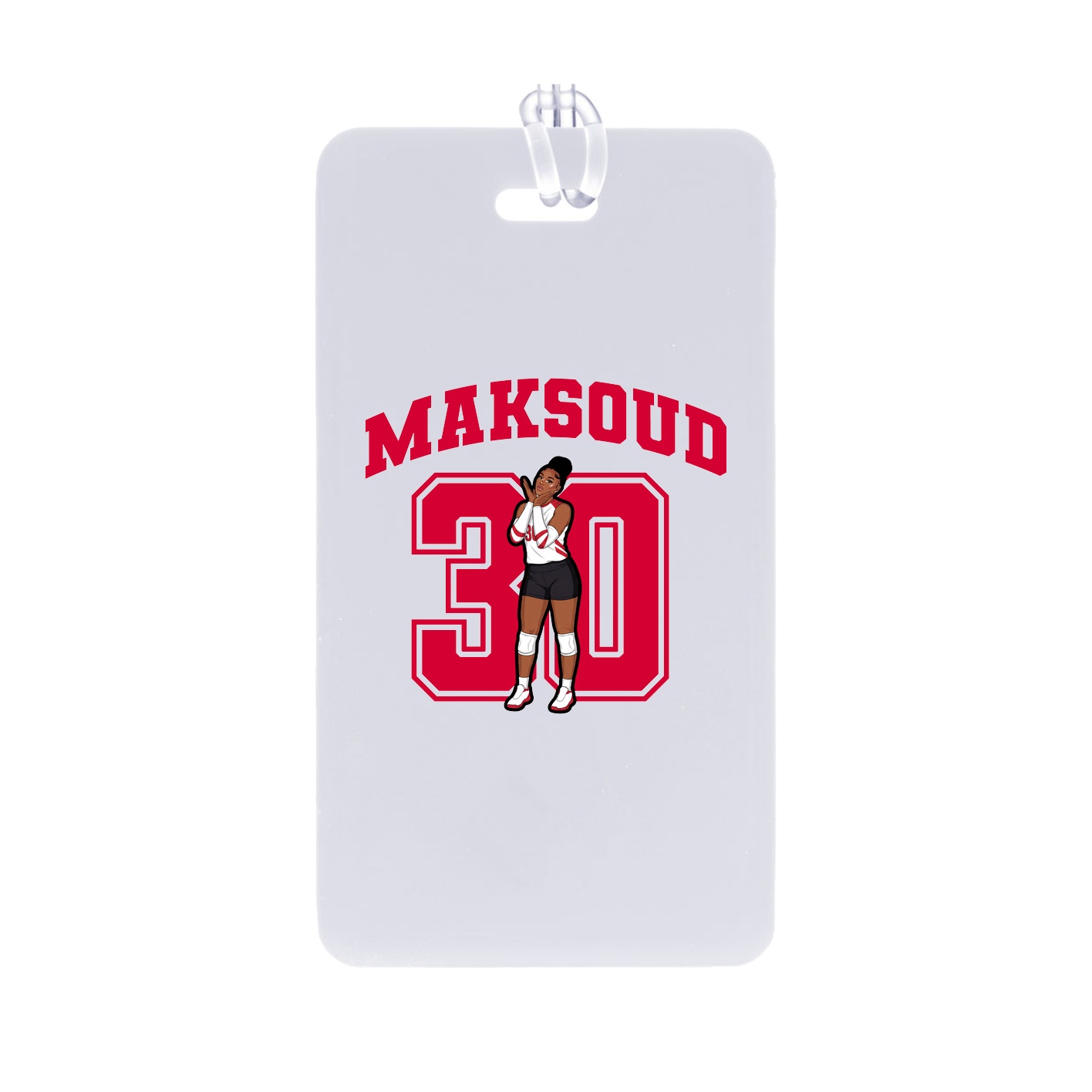 Bag Tag — Number in Classic