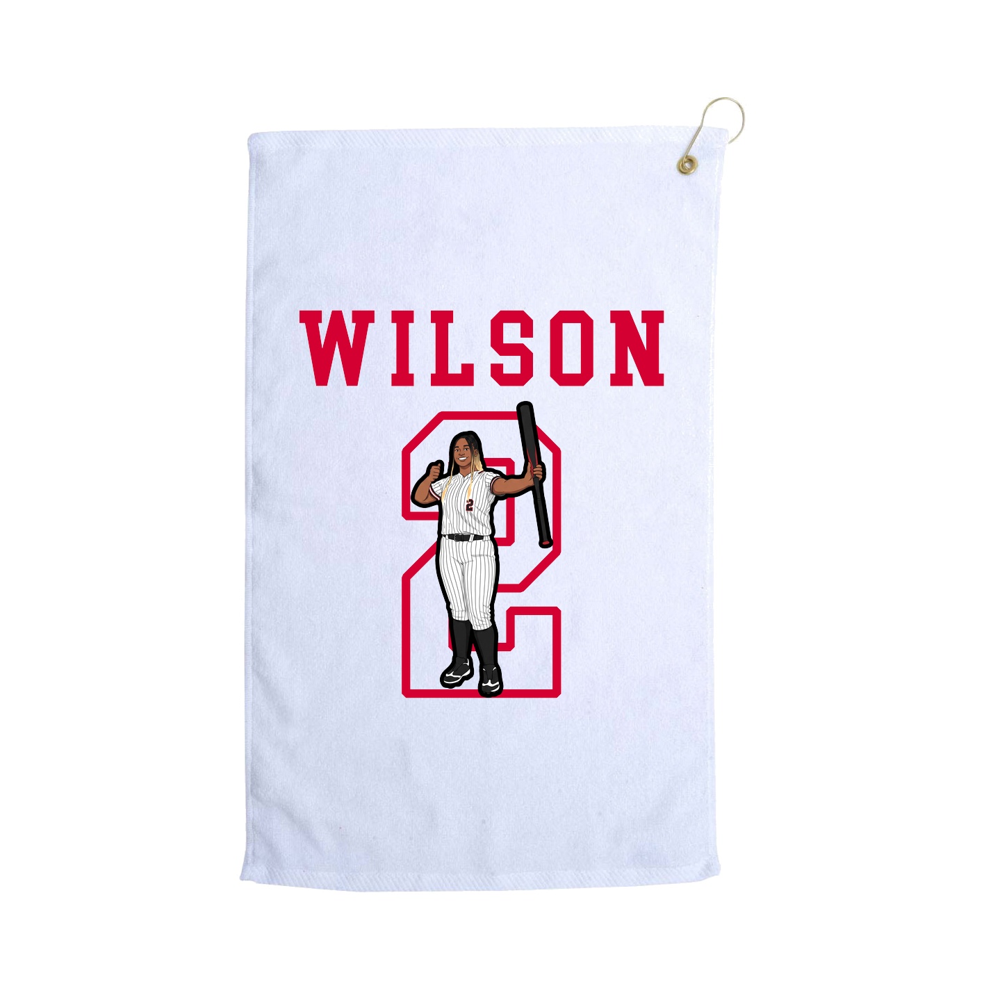 Golf Towel — Shirsey in White