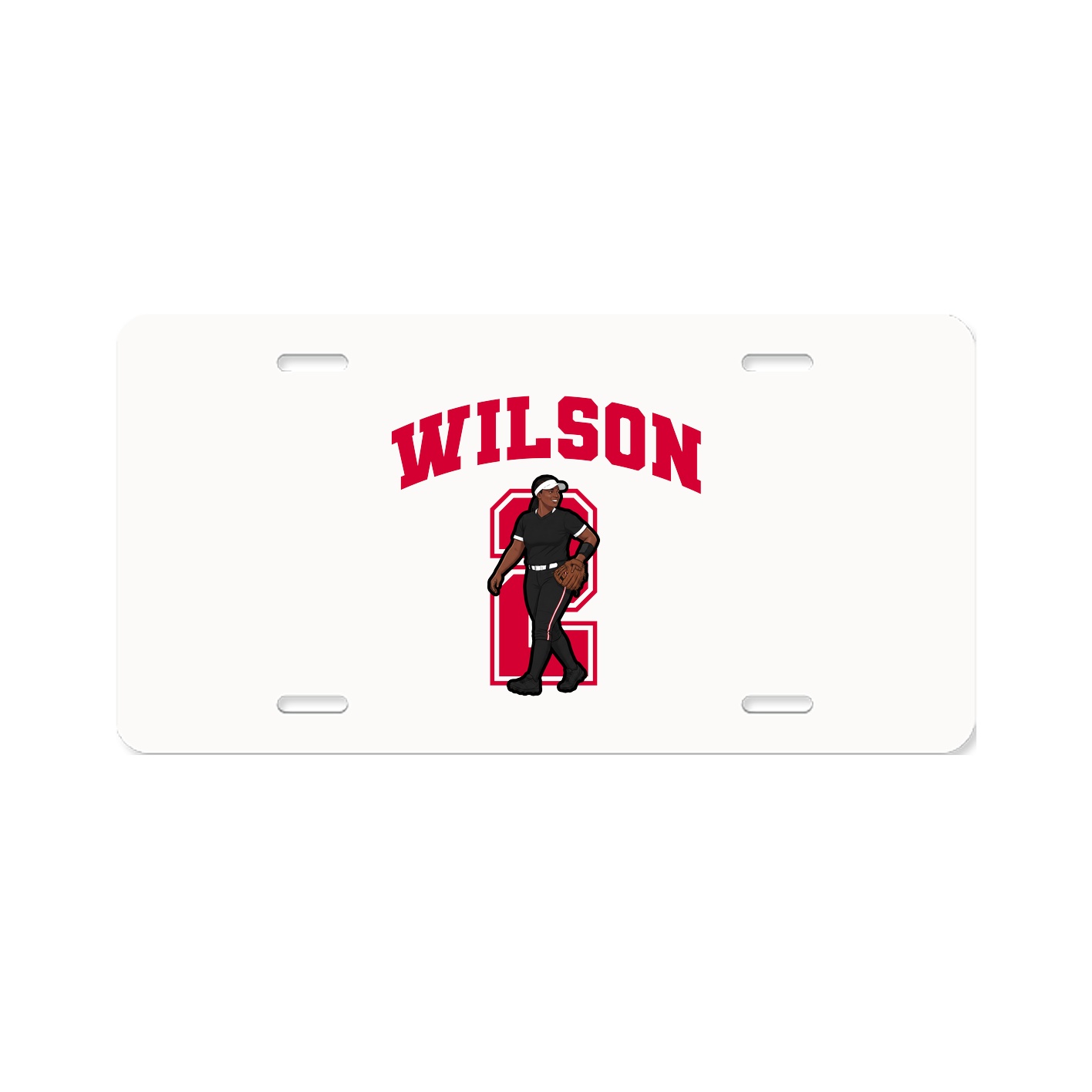 License Plate — Number in Classic