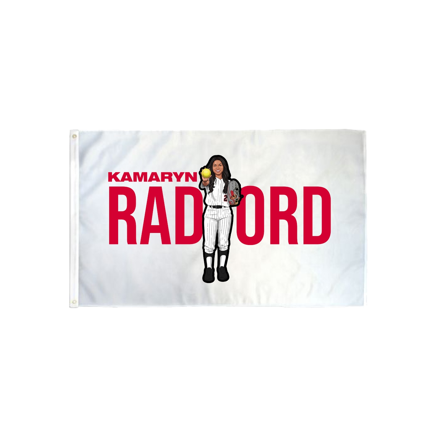 3x5 Flag — Player Name in Classic