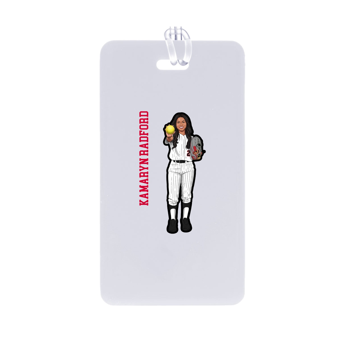 Bag Tag — Name Vertical in Classic
