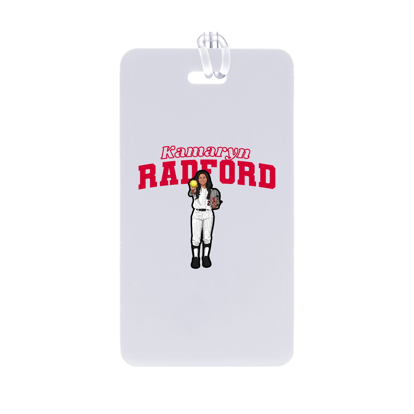 Bag Tag — Name Arch in Classic