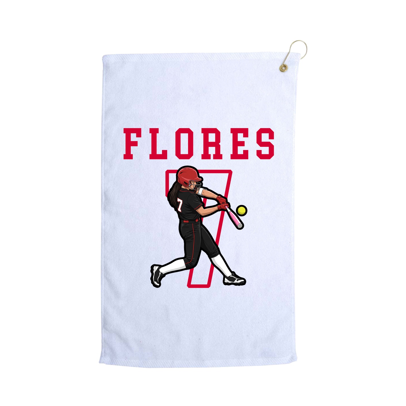 Golf Towel — Shirsey in White