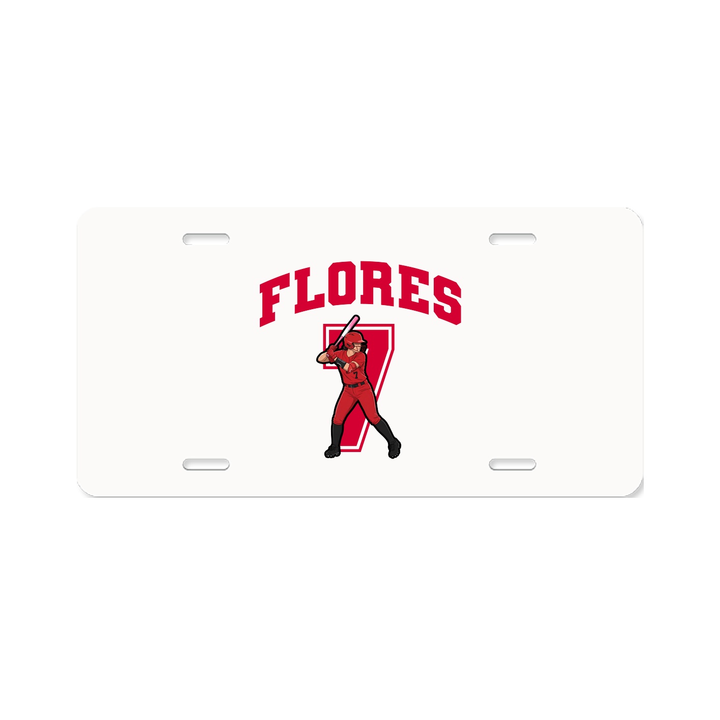 License Plate — Number in Classic