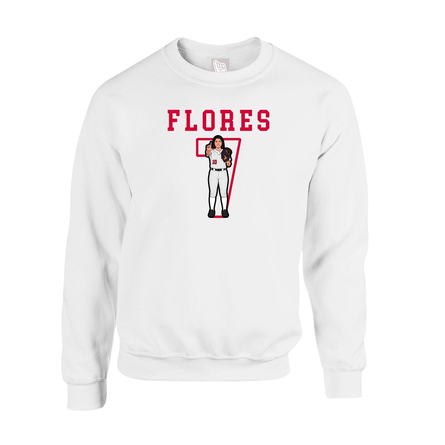 Fleece Crew — Shirsey in White