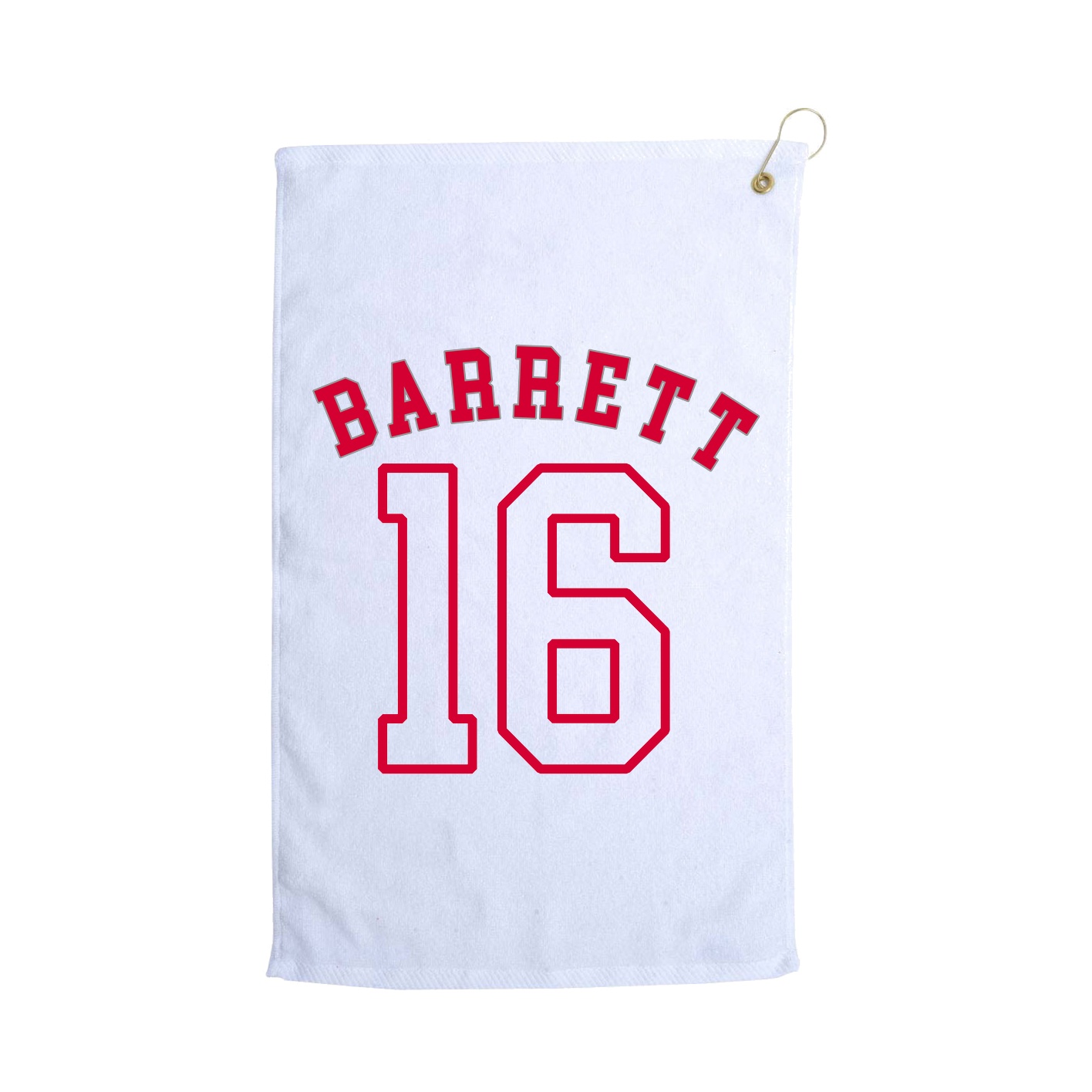 Golf Towel — Shirsey Arch in White