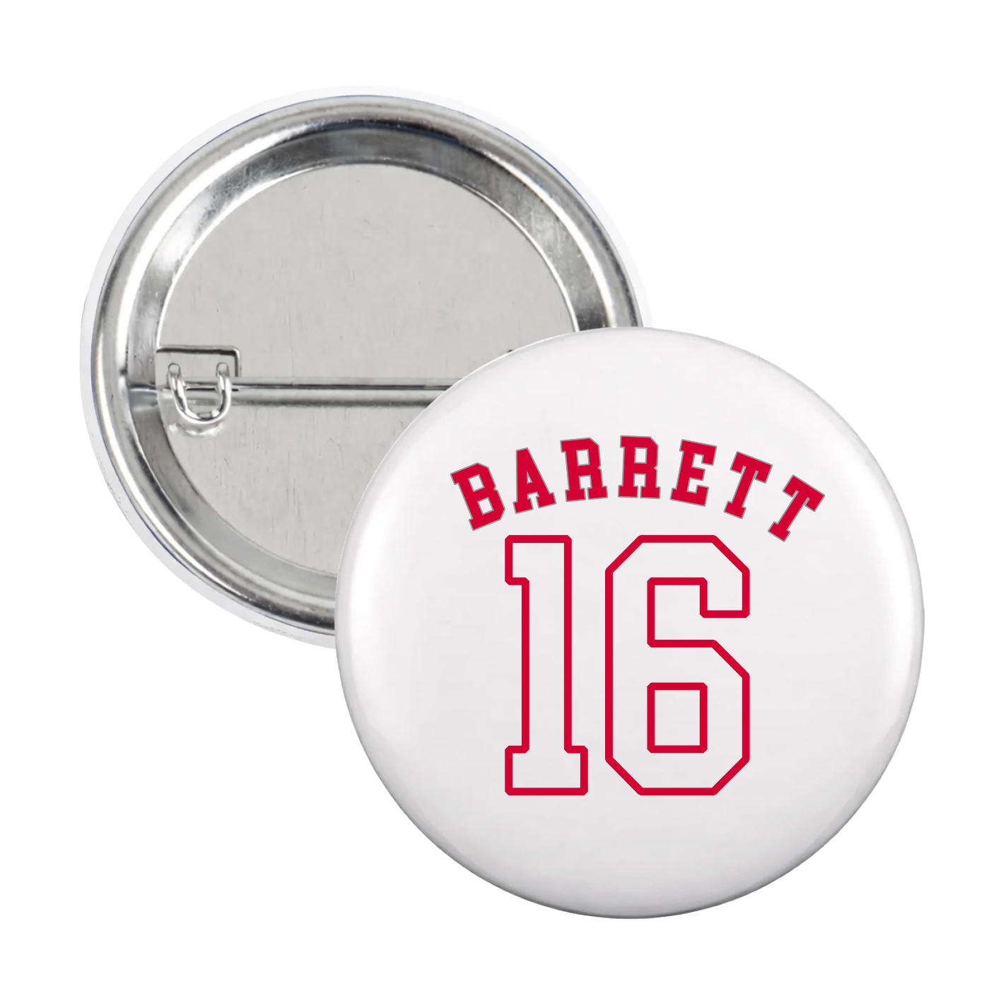 Game Day Button — Shirsey Arch in White