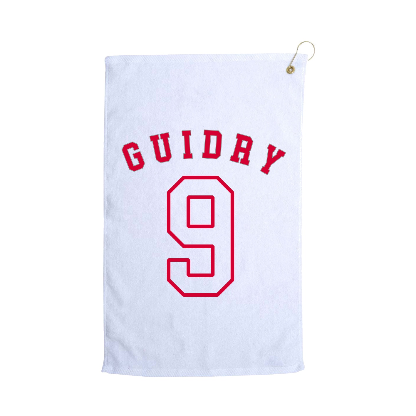 Golf Towel — Shirsey Arch in White